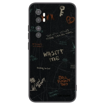 Picasee Μαύρη θήκη σιλικόνης για Xiaomi Mi Note 10 Lite - CONFESSION