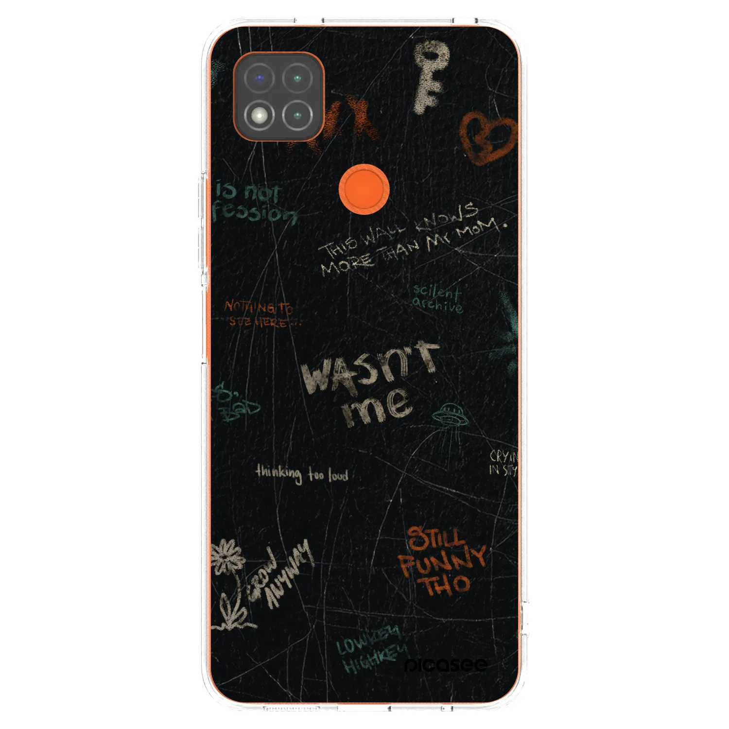 Picasee διαφανής θήκη σιλικόνης Xiaomi Redmi 9C - CONFESSION