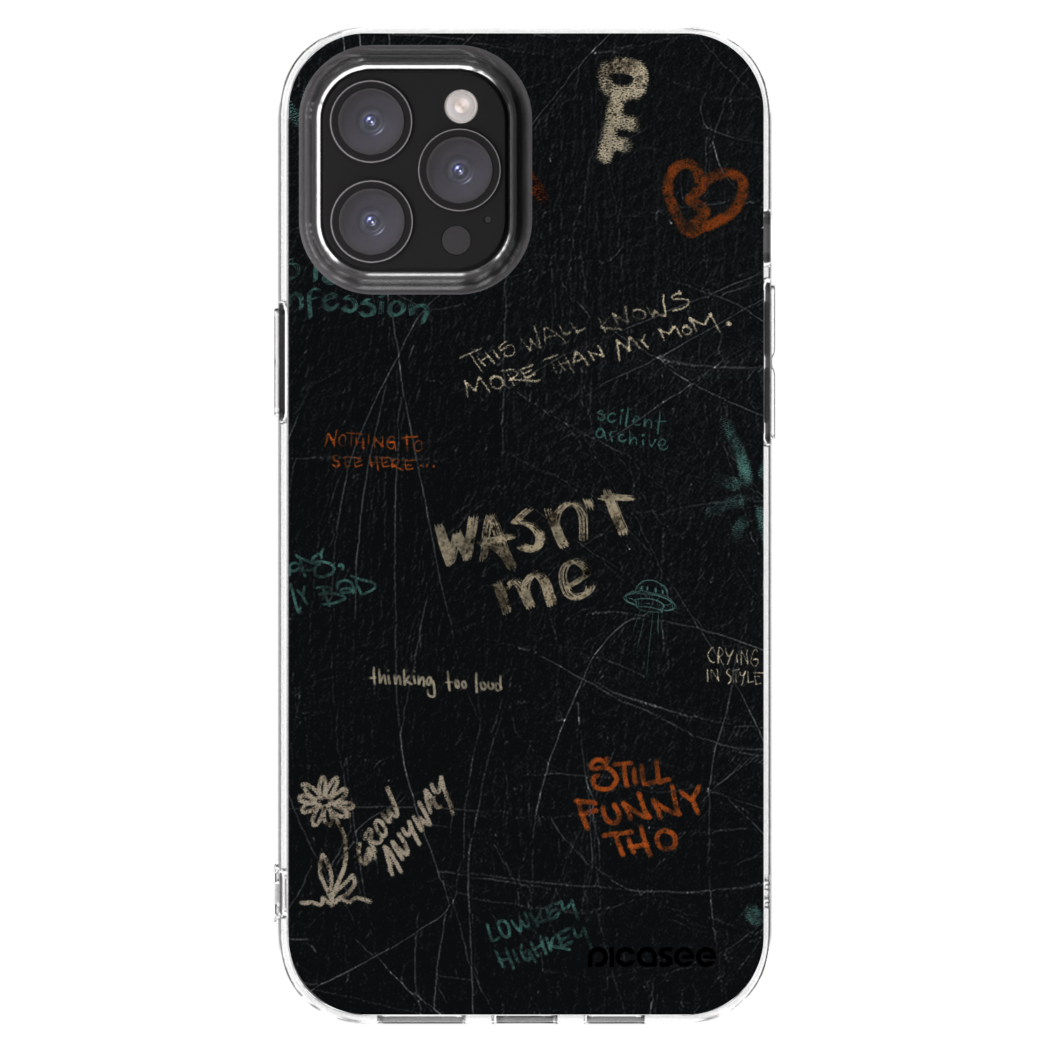 Picasee διαφανής θήκη σιλικόνης Apple iPhone 12 Pro Max - CONFESSION