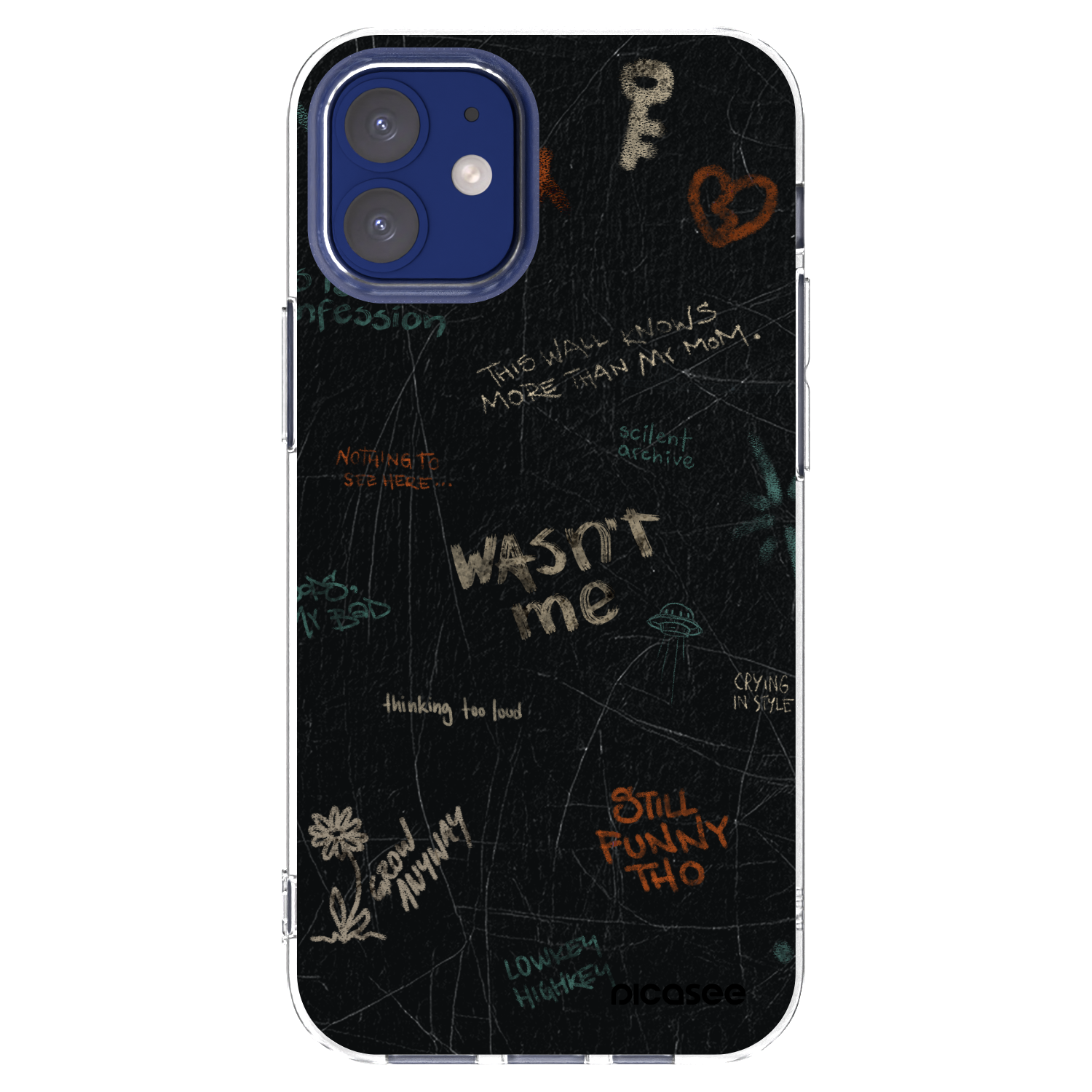 Picasee διαφανής θήκη σιλικόνης Apple iPhone 12 mini - CONFESSION