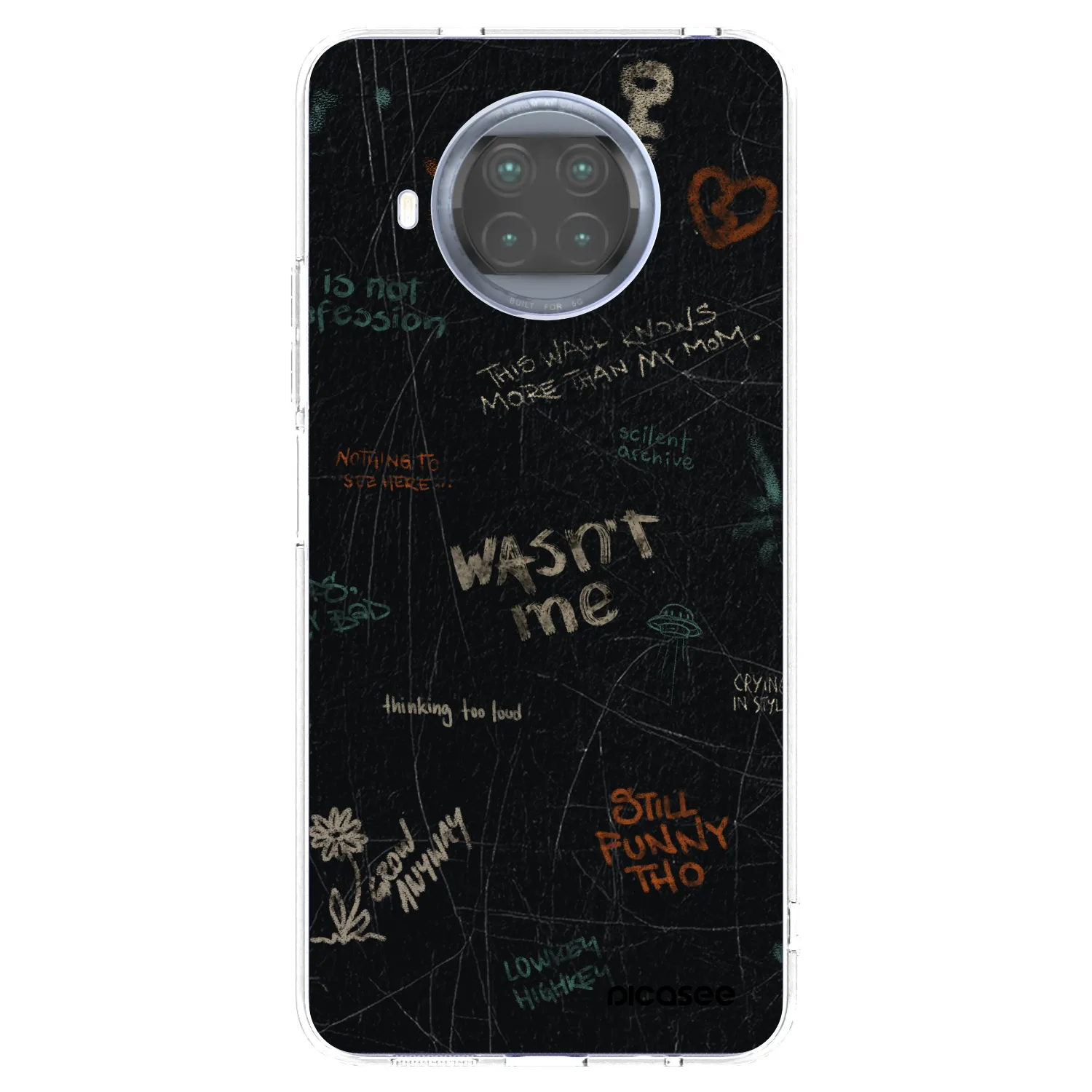 Picasee διαφανής θήκη σιλικόνης Xiaomi Mi 10T Lite - CONFESSION