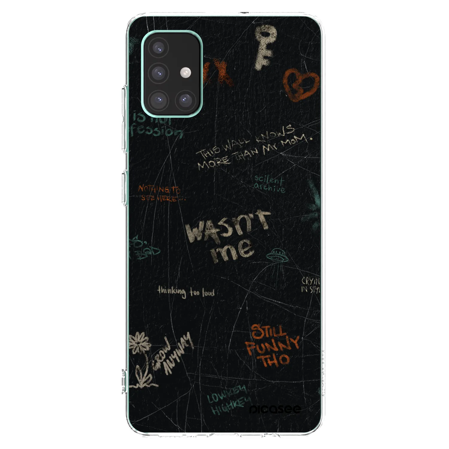 Picasee διαφανής θήκη σιλικόνης Samsung Galaxy M51 M515F - CONFESSION