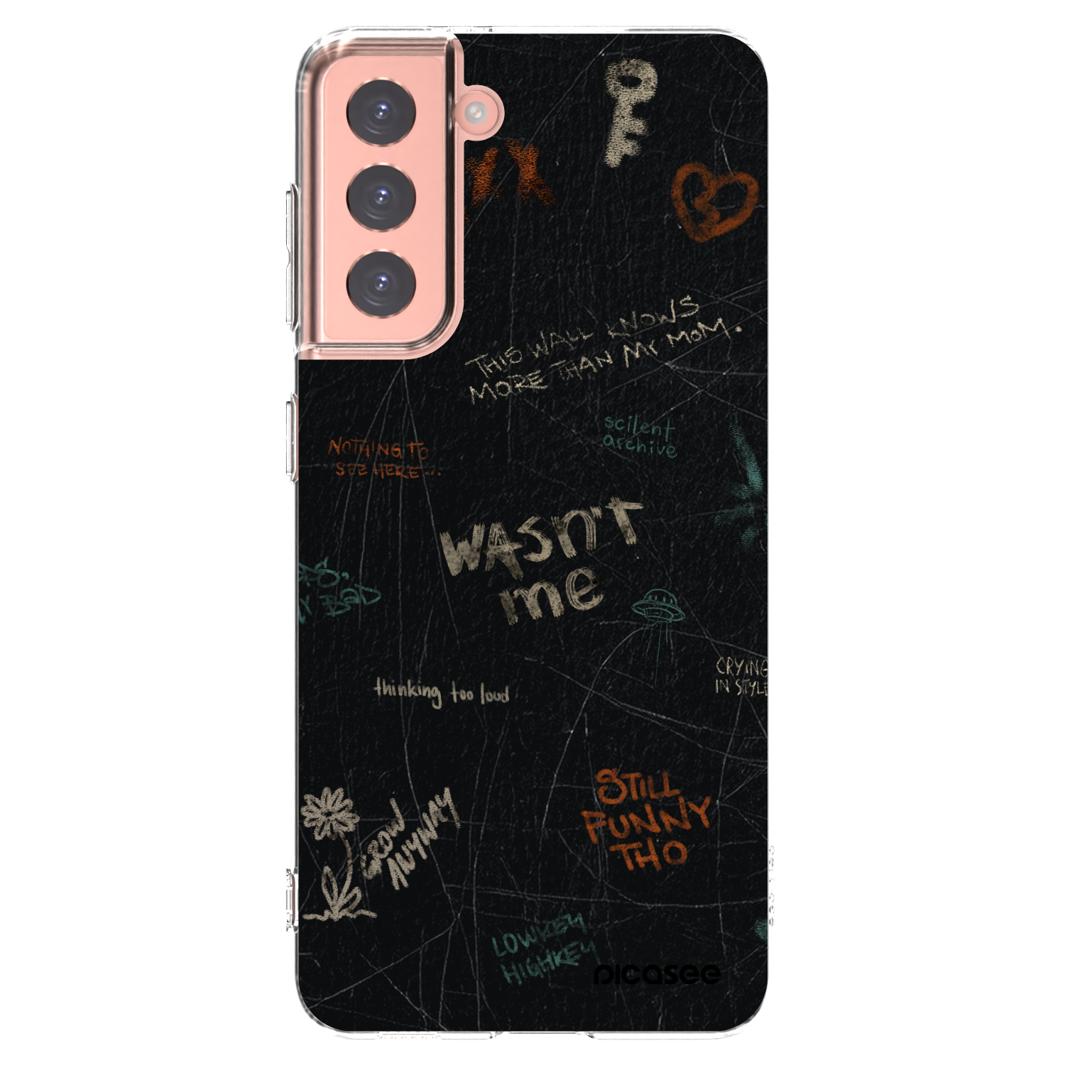 Picasee διαφανής θήκη σιλικόνης Samsung Galaxy S21 5G G991B - CONFESSION