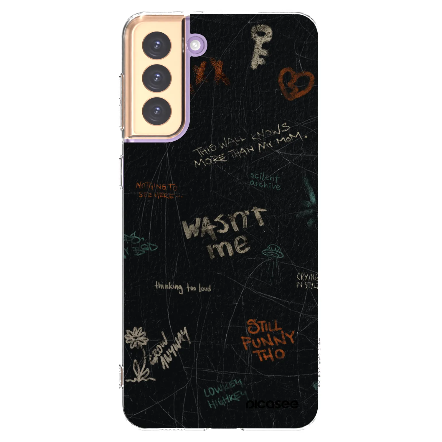 Picasee διαφανής θήκη σιλικόνης Samsung Galaxy S21+ 5G G996F - CONFESSION