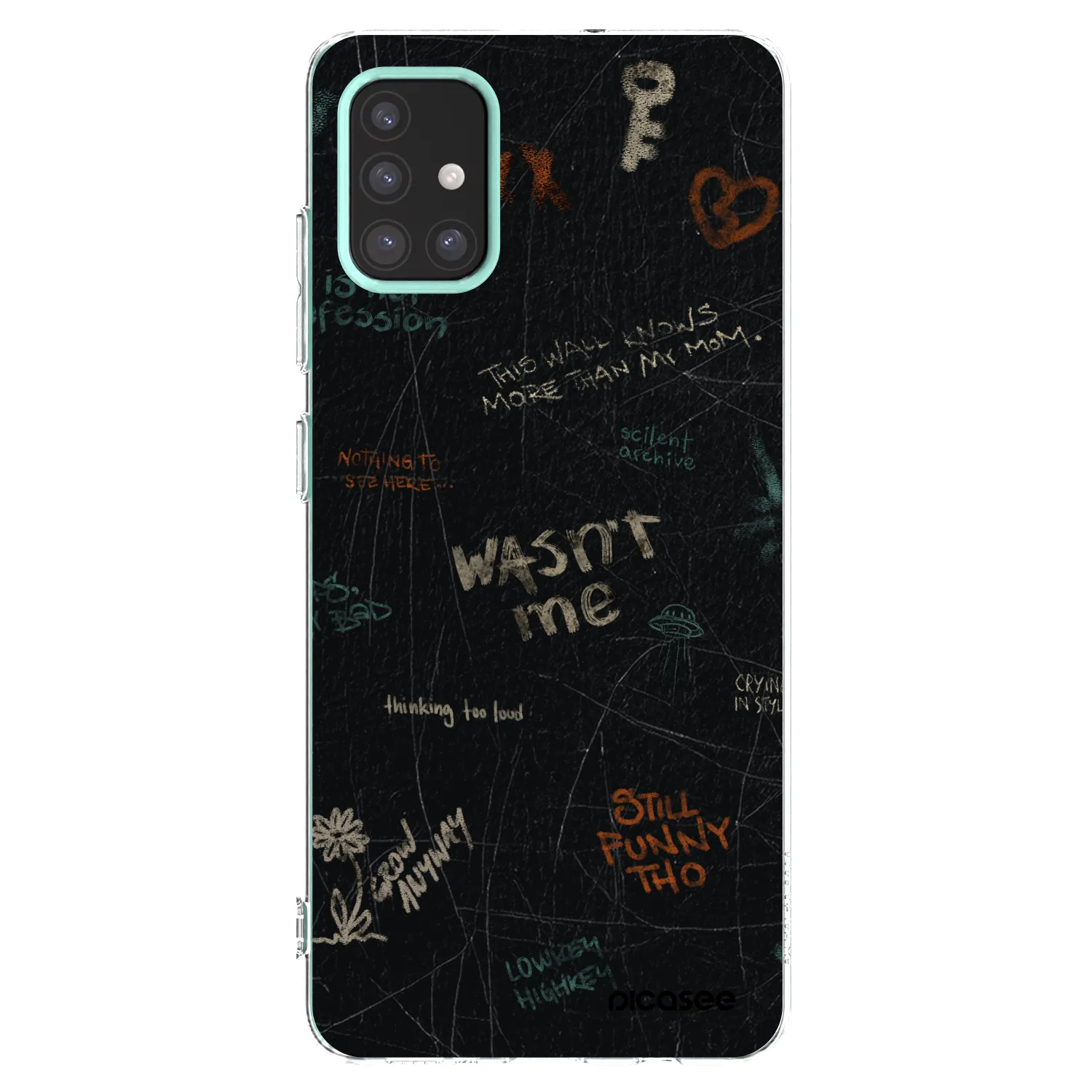Picasee διαφανής θήκη σιλικόνης Samsung Galaxy M31s - CONFESSION
