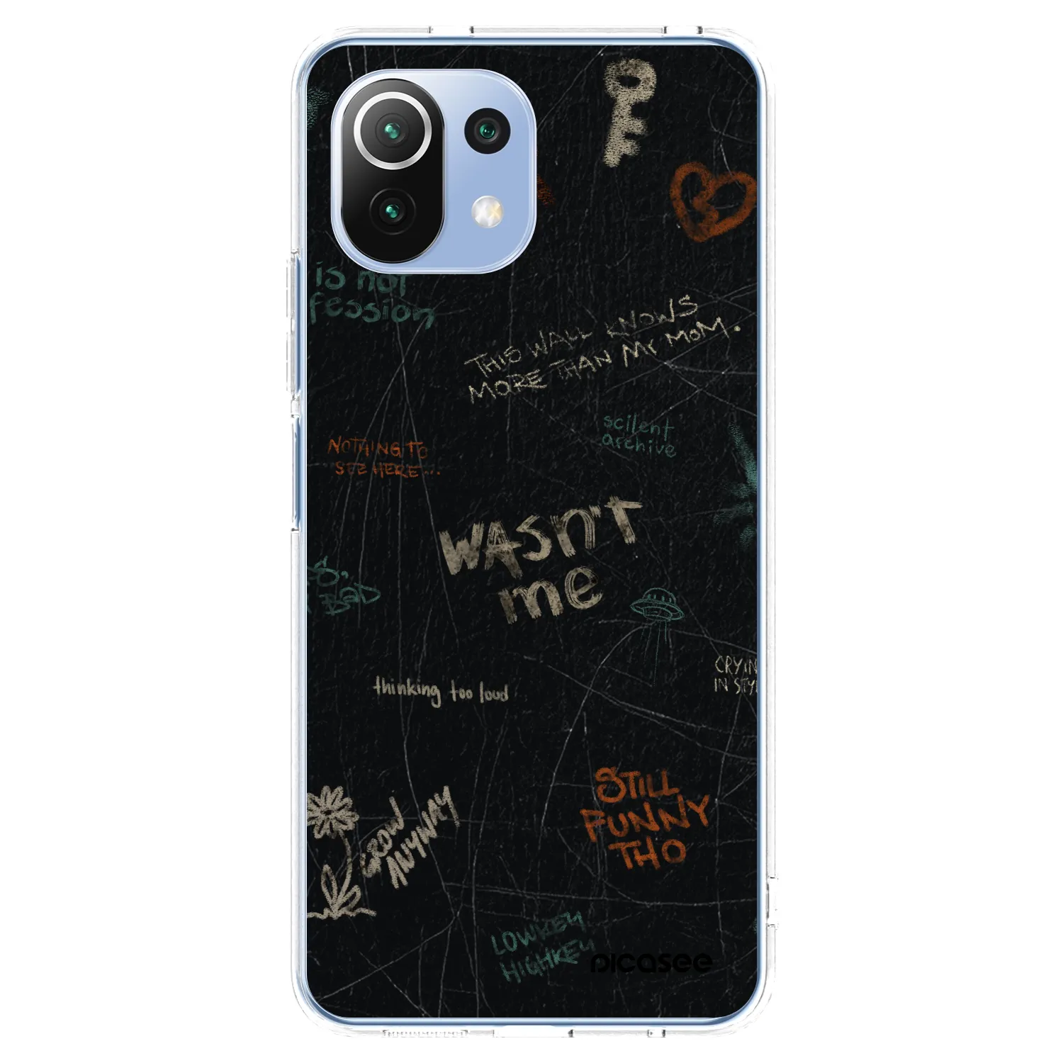 Picasee διαφανής θήκη σιλικόνης Xiaomi Mi 11 Lite - CONFESSION