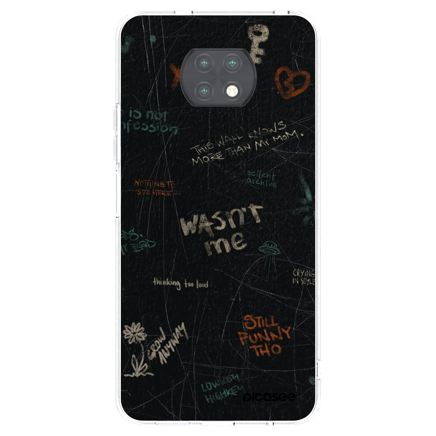 Picasee διαφανής θήκη σιλικόνης Xiaomi Redmi Note 9T - CONFESSION