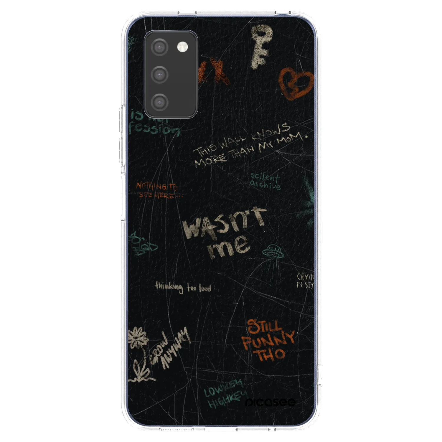 Picasee διαφανής θήκη σιλικόνης Samsung Galaxy A03s A037G - CONFESSION