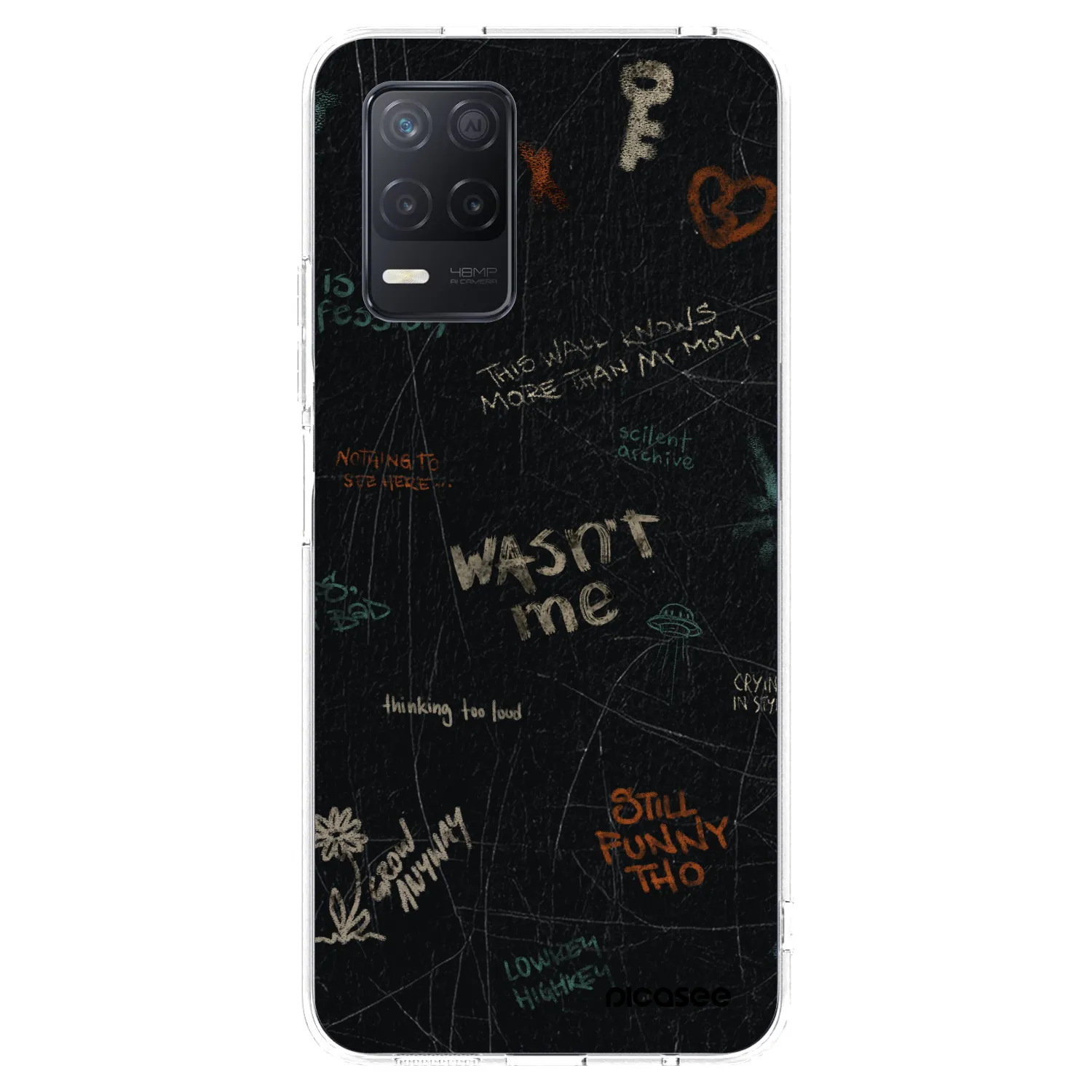 Picasee διαφανής θήκη σιλικόνης Realme 8 5G - CONFESSION