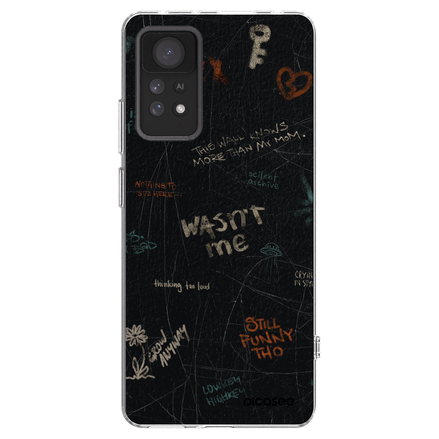 Picasee διαφανής θήκη σιλικόνης Xiaomi Redmi Note 11 Pro 5G - CONFESSION