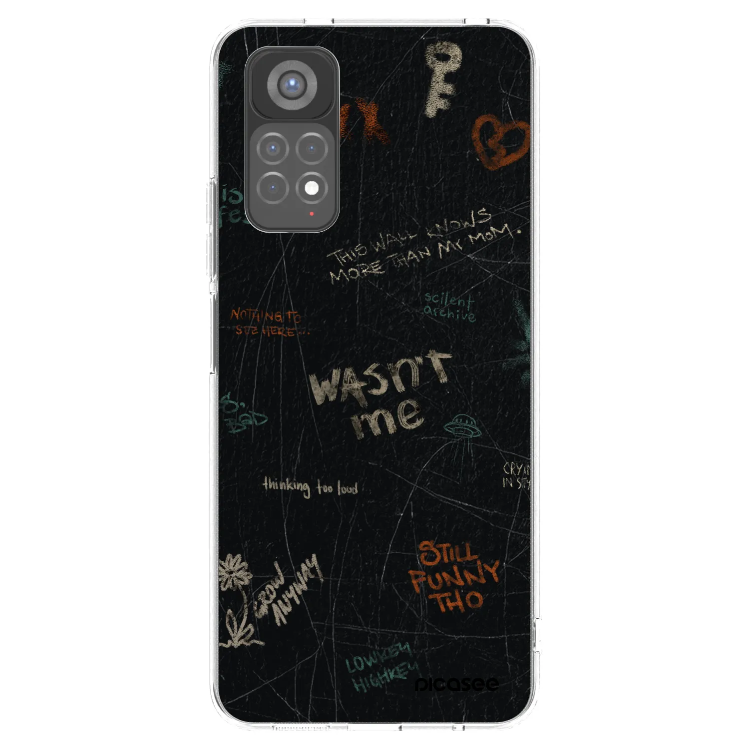 Picasee διαφανής θήκη σιλικόνης Xiaomi Redmi Note 11S 5G - CONFESSION