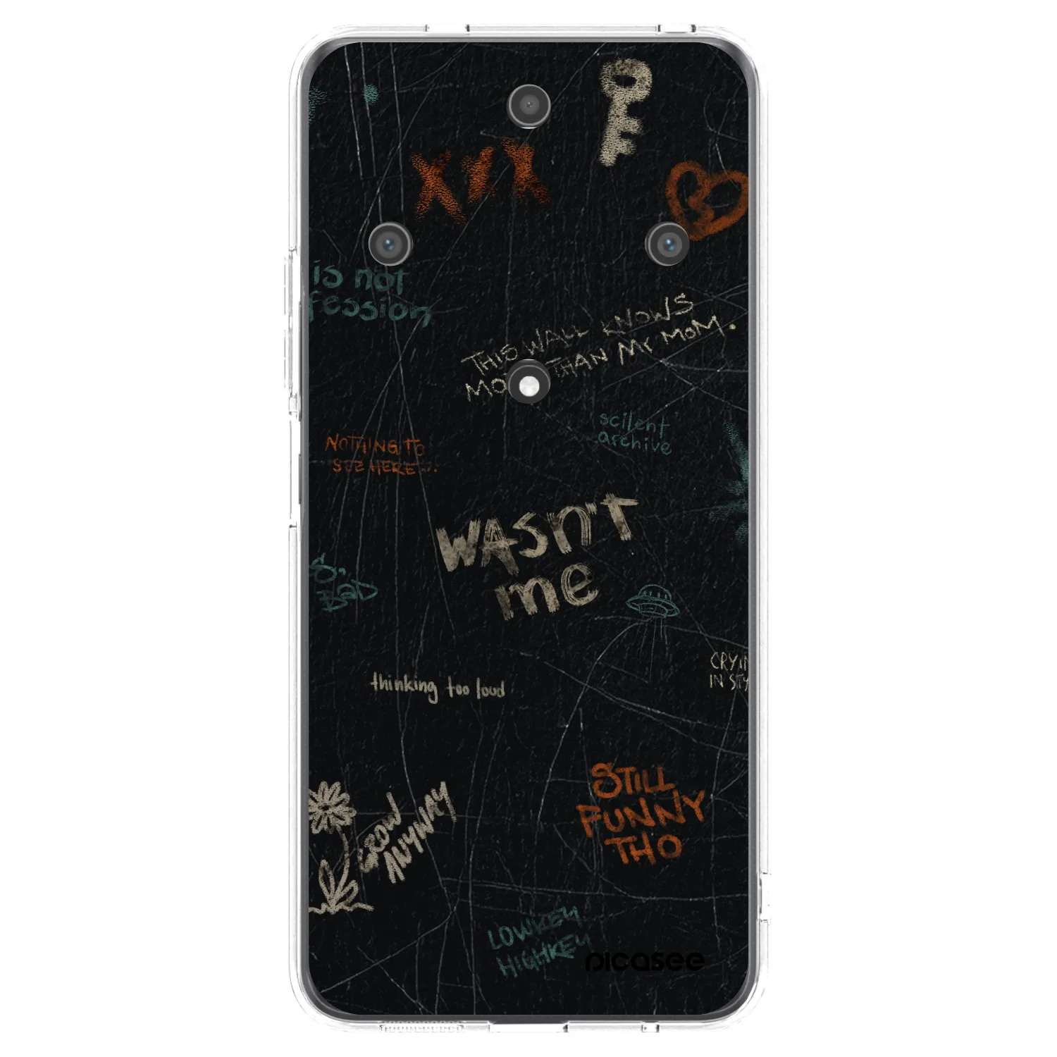 Picasee διαφανής θήκη σιλικόνης Honor Magic5 Lite 5G - CONFESSION