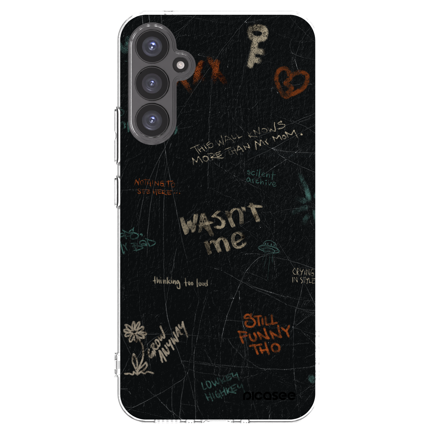 Picasee διαφανής θήκη σιλικόνης Samsung Galaxy A34 5G A346B - CONFESSION