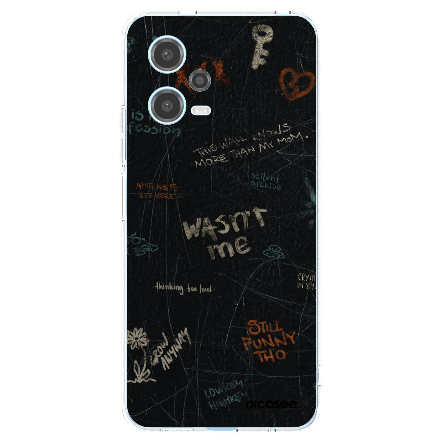 Picasee διαφανής θήκη σιλικόνης Xiaomi Redmi Note 12 5G - CONFESSION