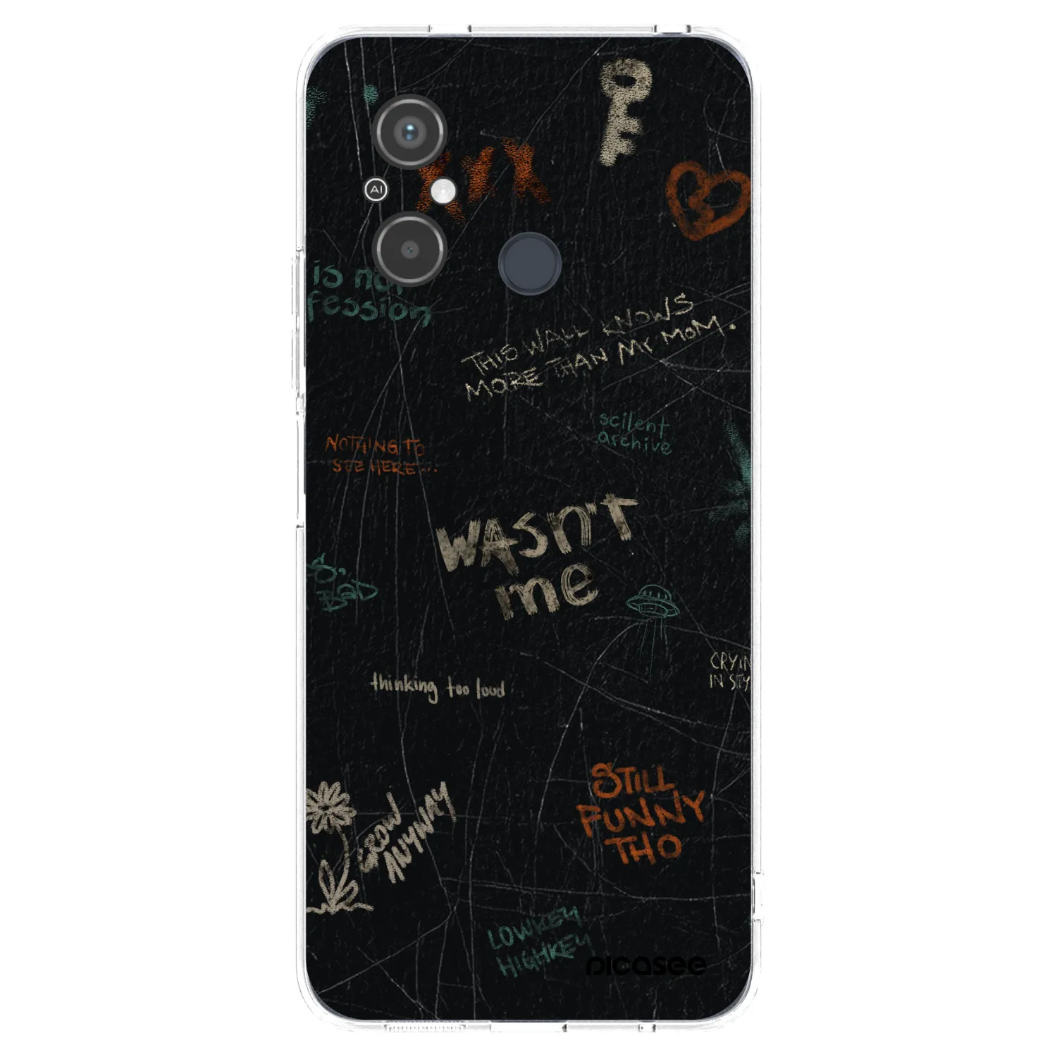 Picasee διαφανής θήκη σιλικόνης Xiaomi Redmi 12C - CONFESSION