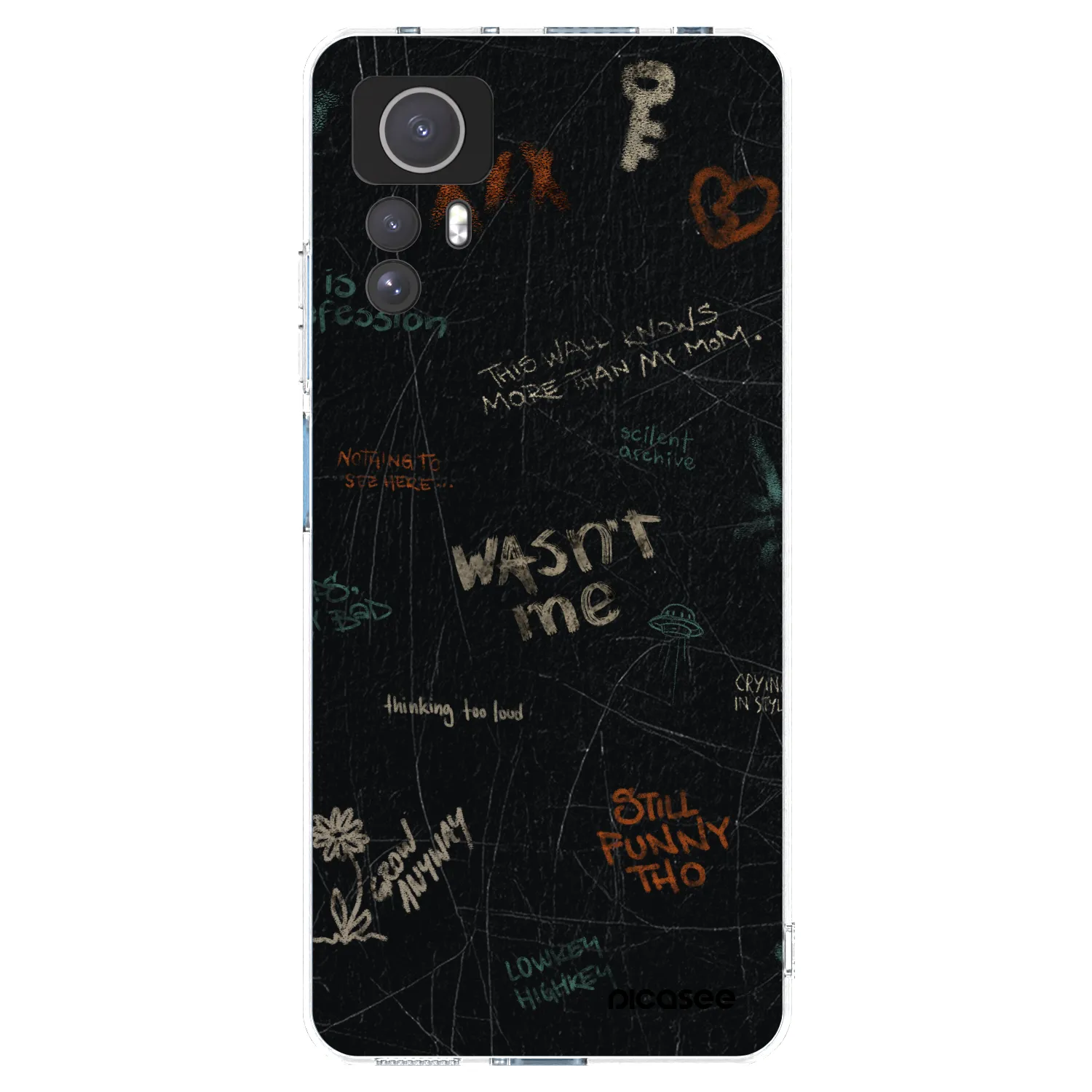 Picasee διαφανής θήκη σιλικόνης Xiaomi Redmi Note 12S - CONFESSION