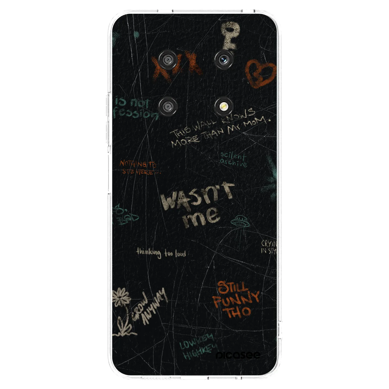 Picasee διαφανής θήκη σιλικόνης Honor Magic4 Lite 5G - CONFESSION