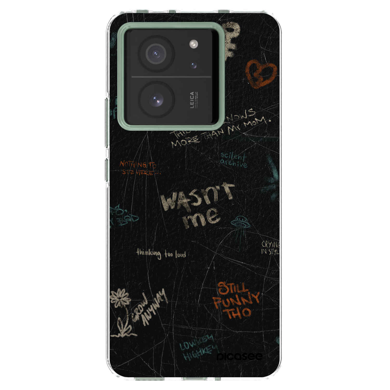 Picasee διαφανής θήκη σιλικόνης Xiaomi 13T Pro - CONFESSION