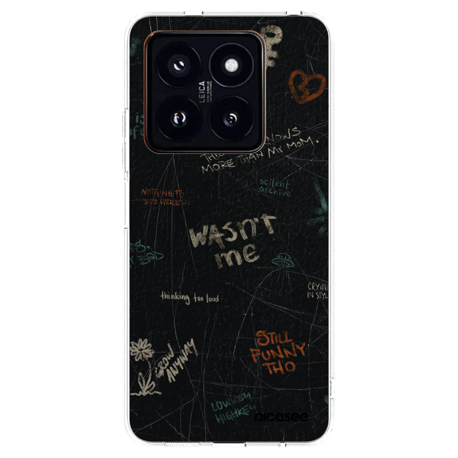 Picasee διαφανής θήκη σιλικόνης Xiaomi 14 Pro - CONFESSION