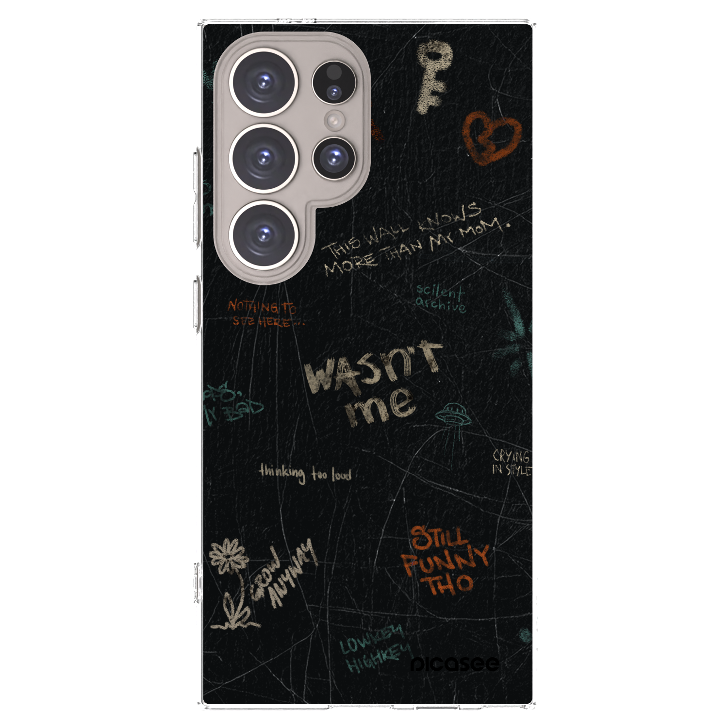 Picasee διαφανής θήκη σιλικόνης Samsung Galaxy S24 Ultra S928B 5G - CONFESSION