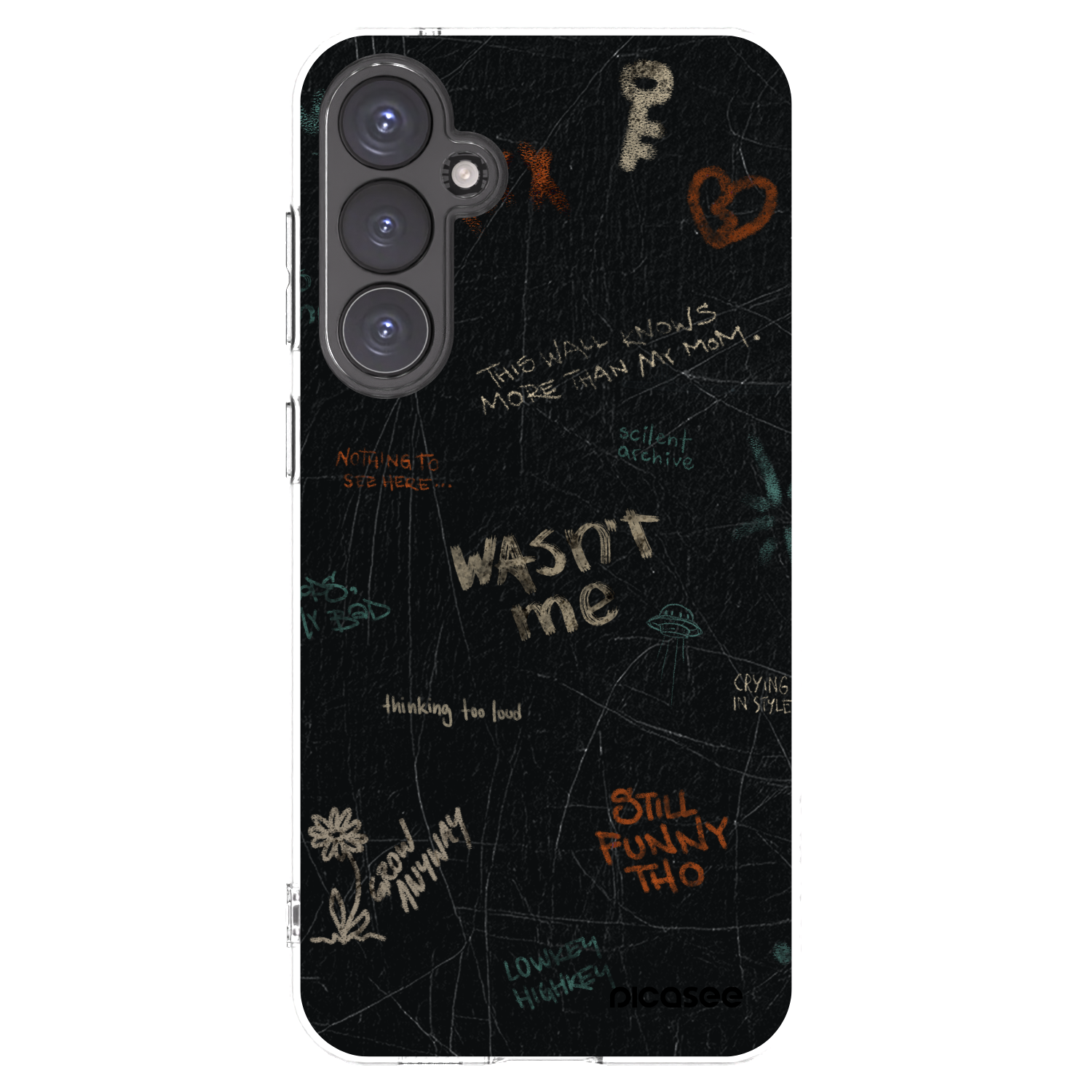 Picasee διαφανής θήκη σιλικόνης Samsung Galaxy S23 FE S711B - CONFESSION