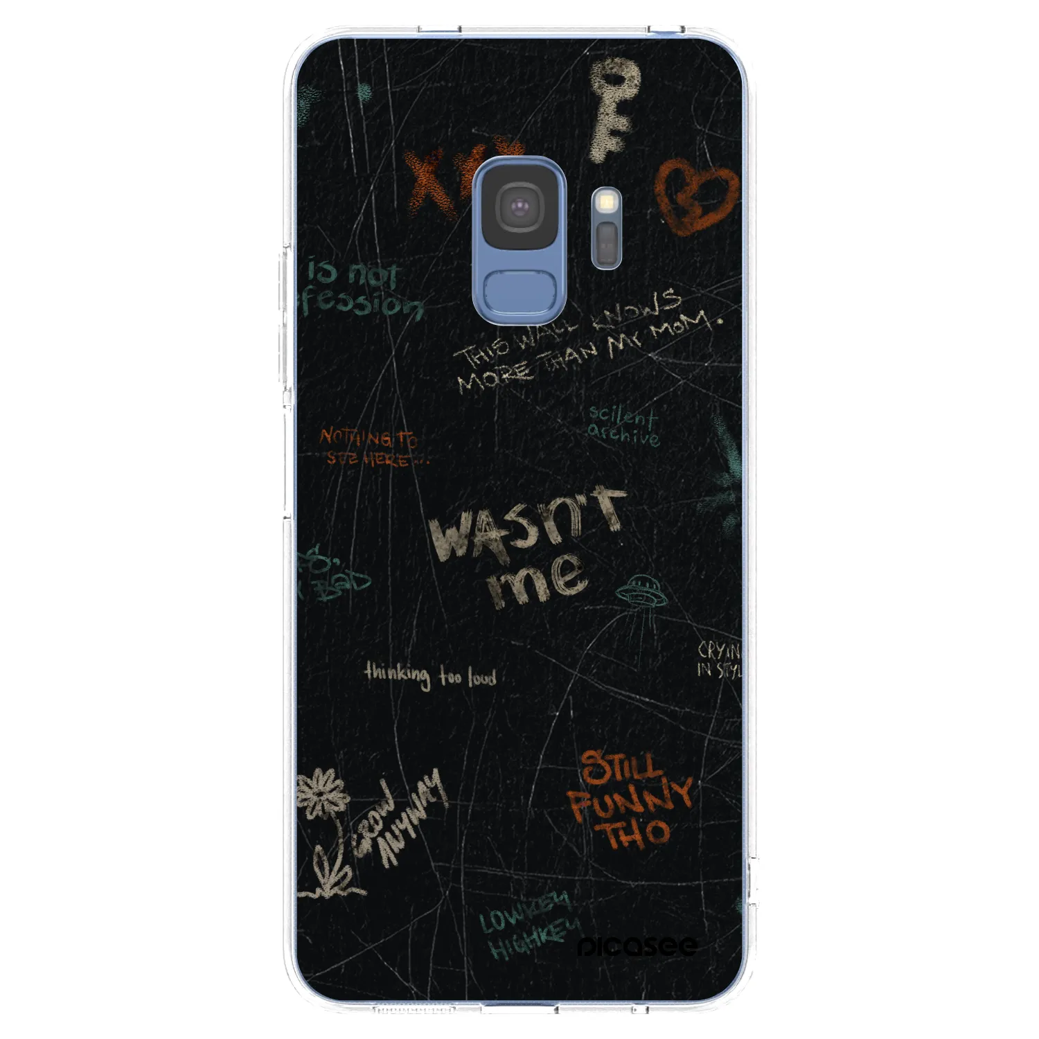 Picasee διαφανής θήκη σιλικόνης Samsung Galaxy S9 G960F - CONFESSION