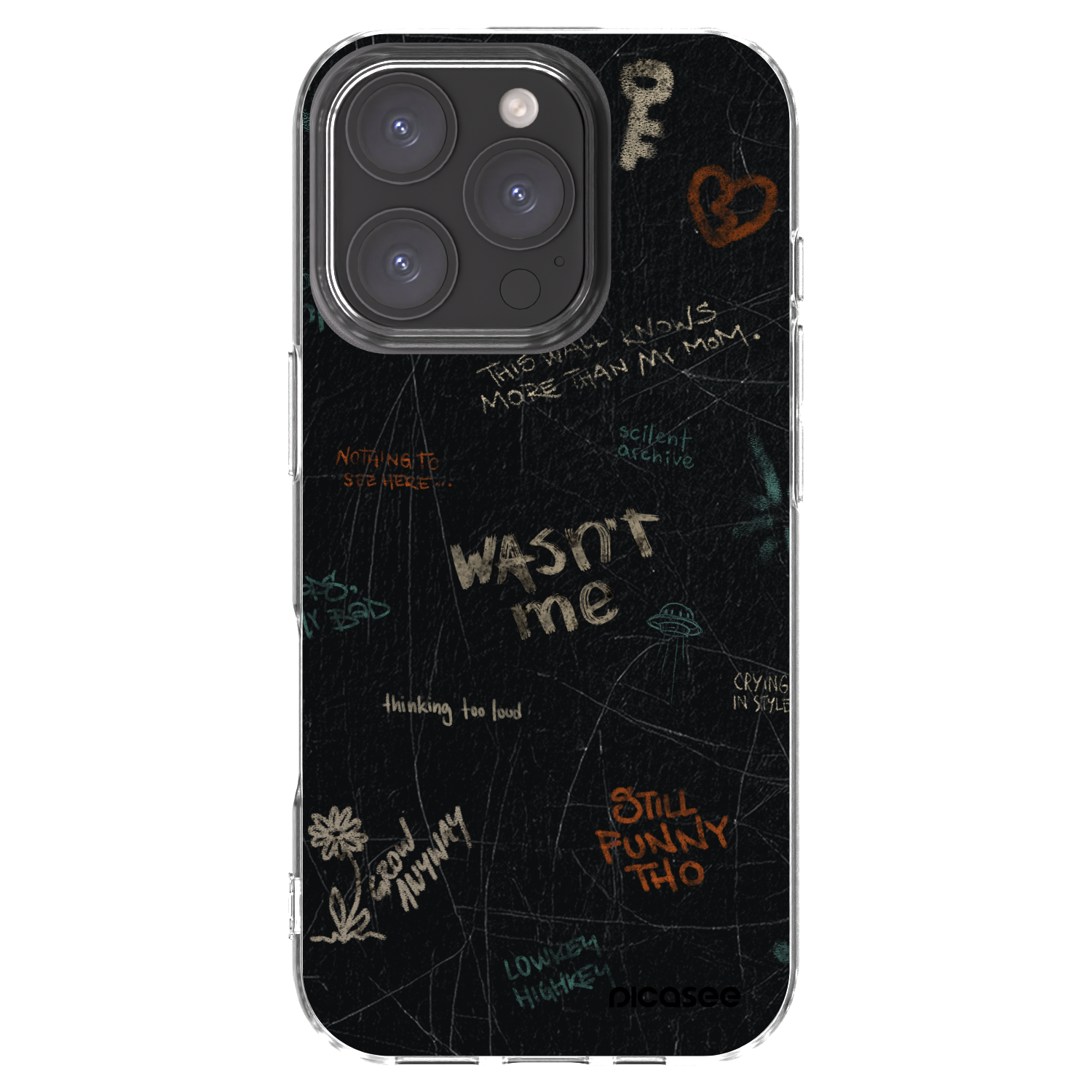 Picasee διαφανής θήκη σιλικόνης Apple iPhone 16 Pro - CONFESSION