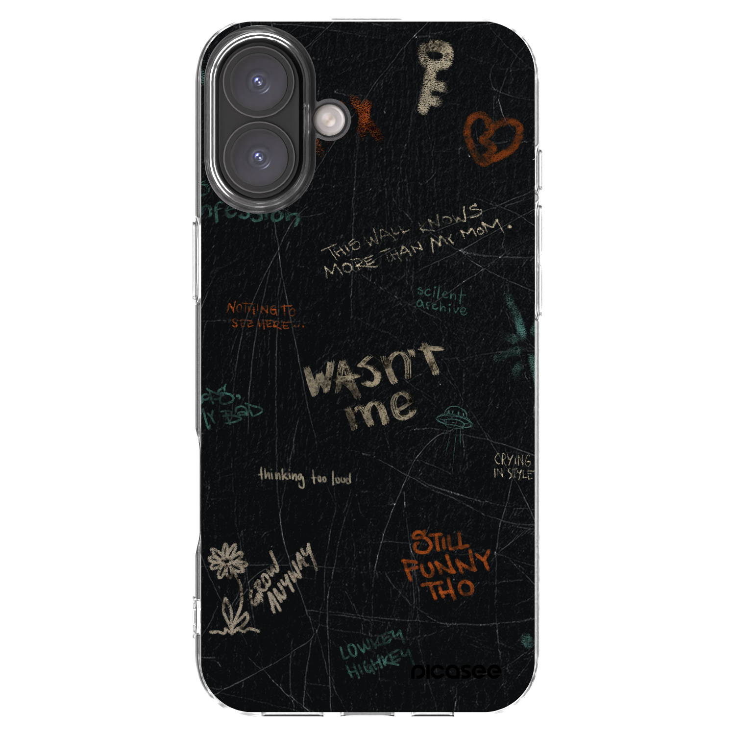 Picasee διαφανής θήκη σιλικόνης Apple iPhone 16 Plus - CONFESSION