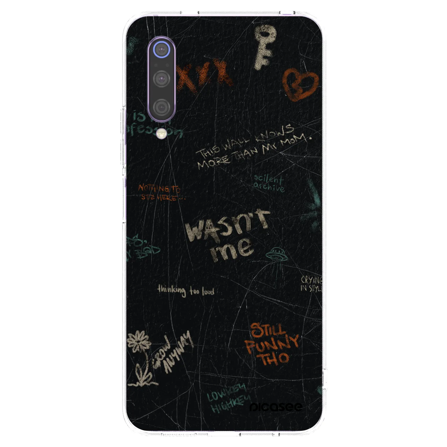 Picasee διαφανής θήκη σιλικόνης Xiaomi Mi 9 - CONFESSION