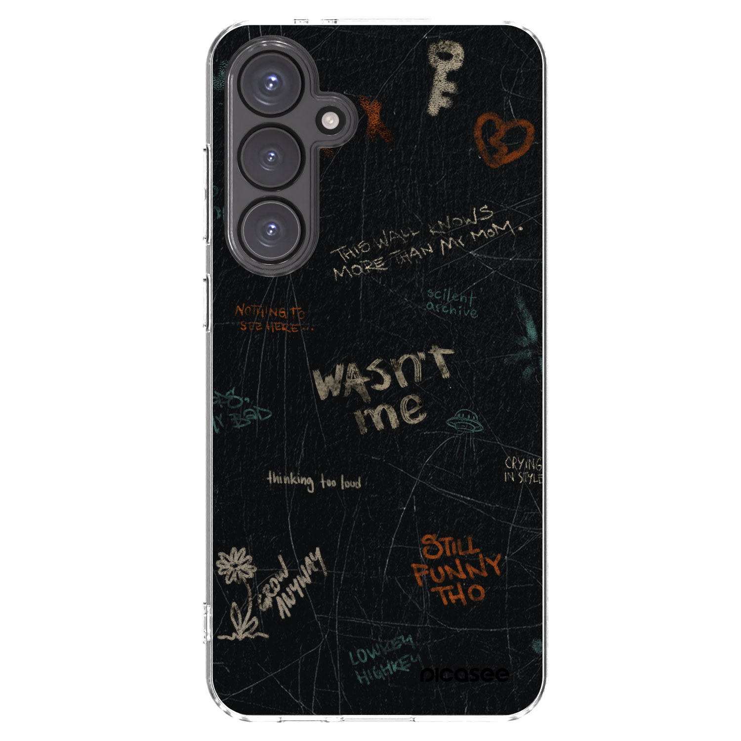 Picasee διαφανής θήκη σιλικόνης Samsung Galaxy S24 FE S721B - CONFESSION