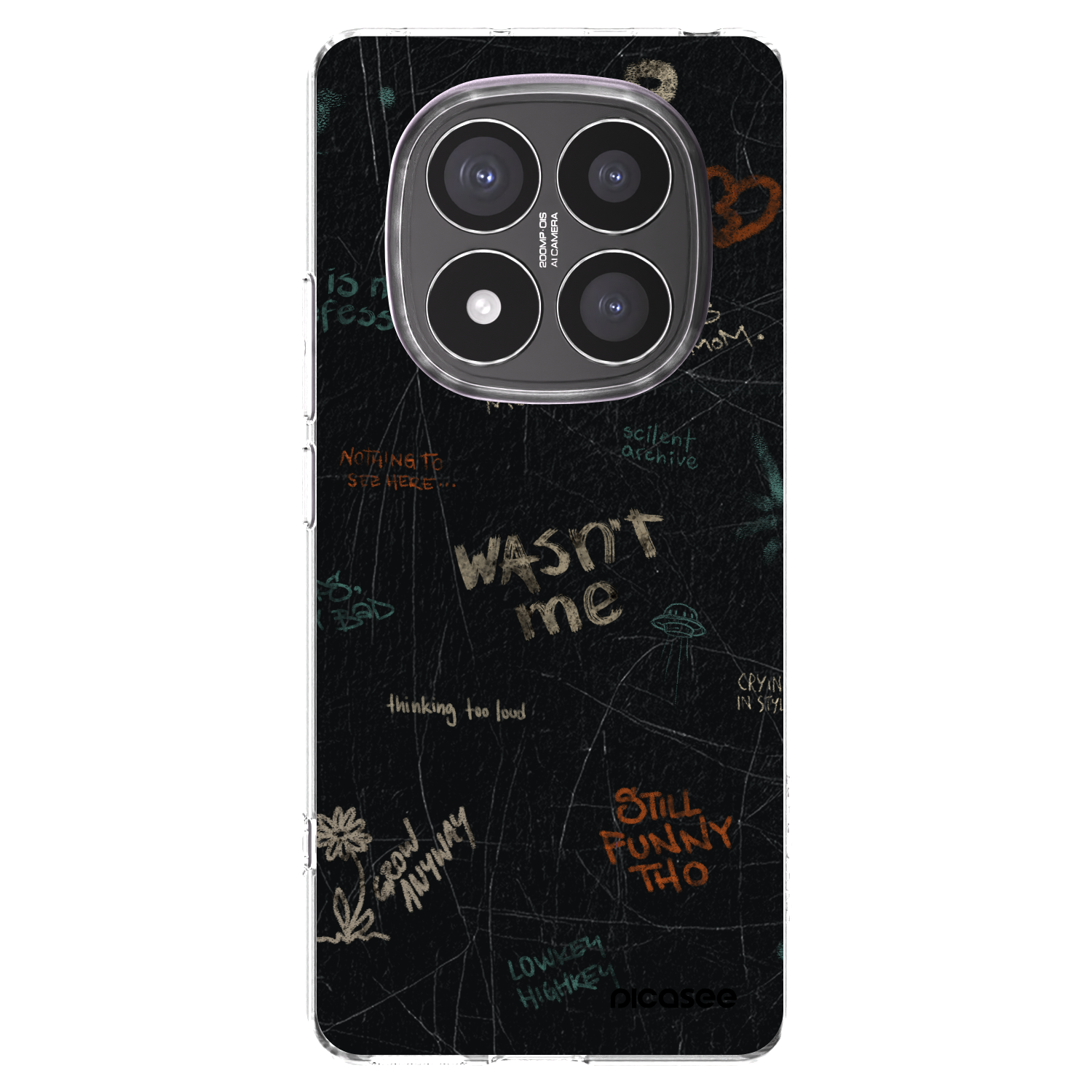 Picasee διαφανής θήκη σιλικόνης Xiaomi Redmi Note 14 Pro+ 5G - CONFESSION