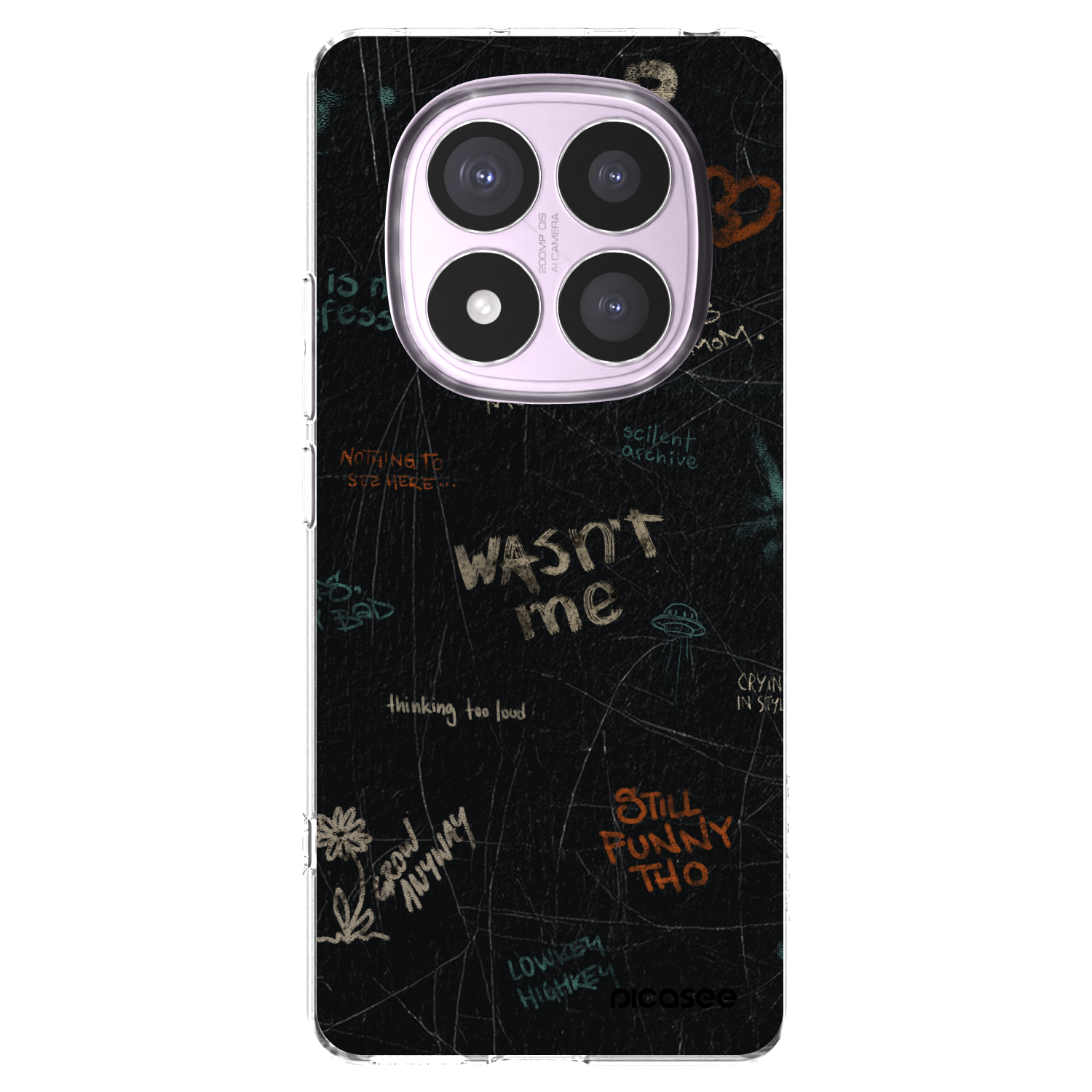 Picasee διαφανής θήκη σιλικόνης Xiaomi Redmi Note 14 Pro 5G - CONFESSION