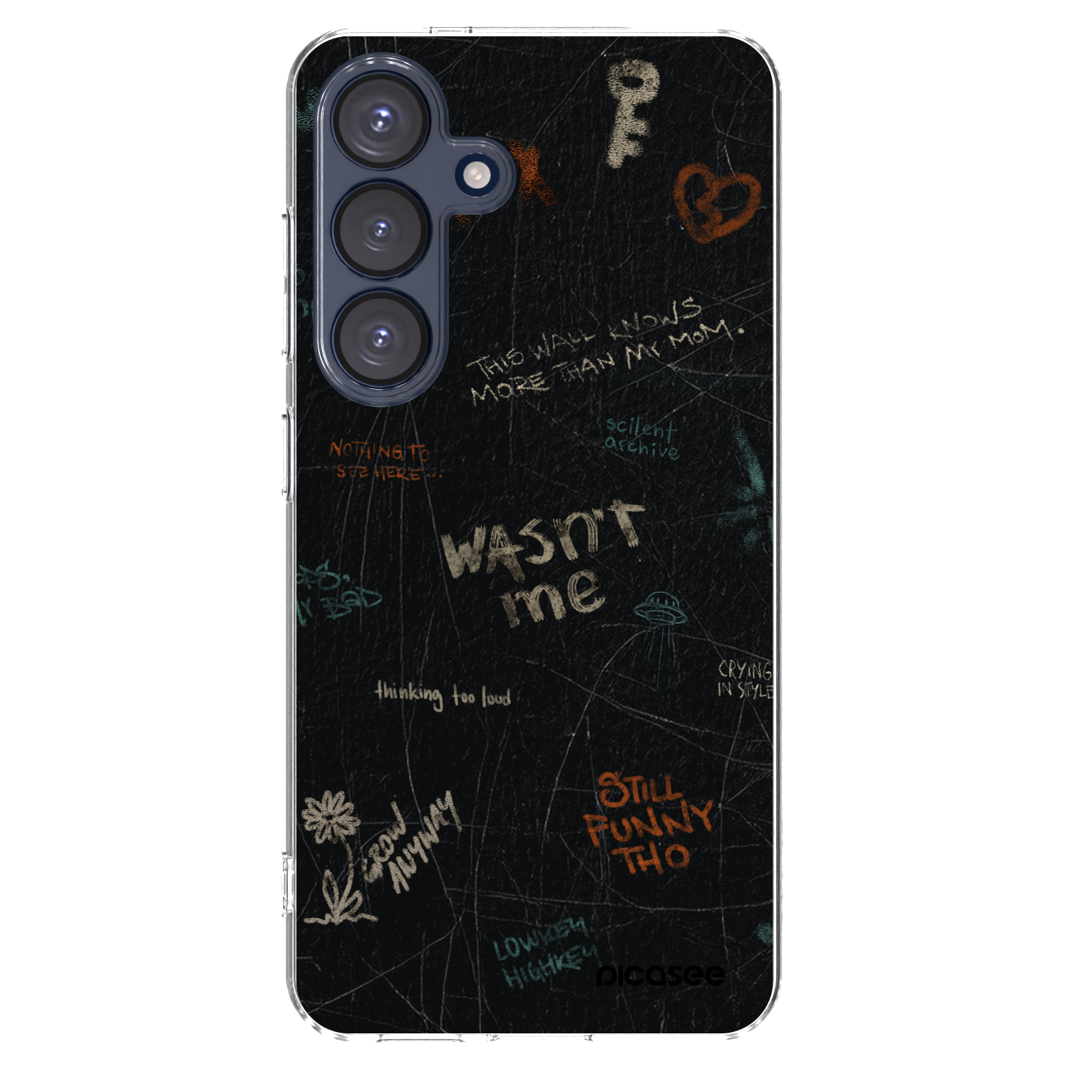 Picasee διαφανής θήκη σιλικόνης Samsung Galaxy S25 5G - CONFESSION