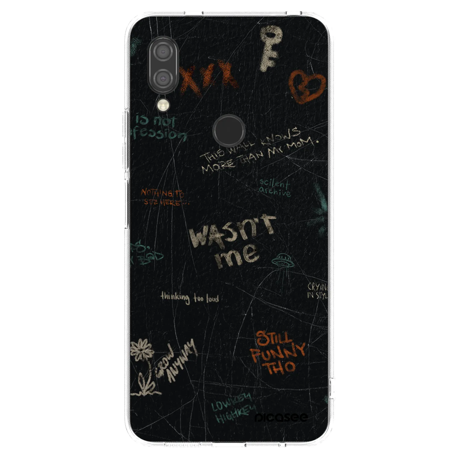 Picasee διαφανής θήκη σιλικόνης Xiaomi Redmi 7 - CONFESSION