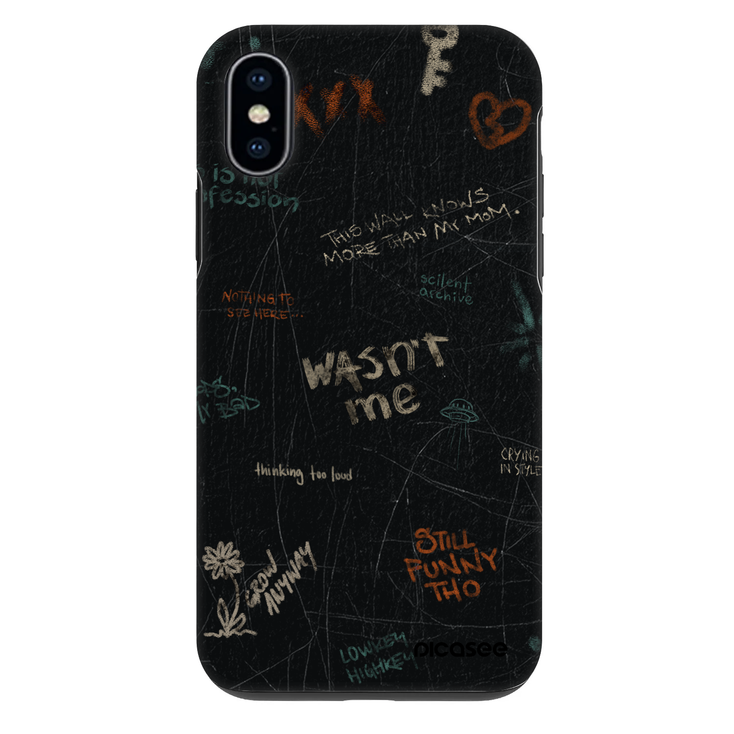 Picasee Fashion Case για Apple iPhone X/XS - CONFESSION