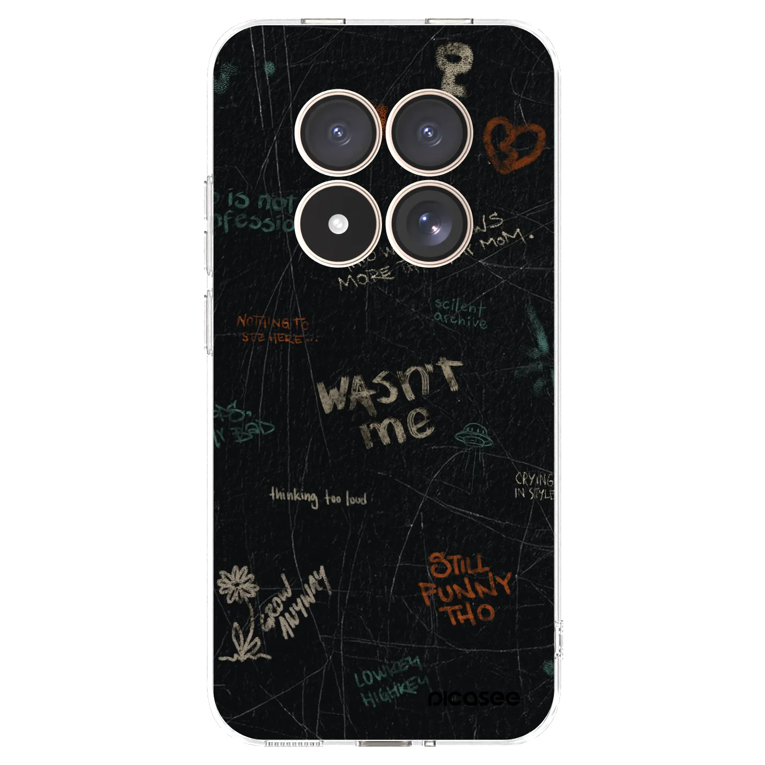 Picasee διαφανής θήκη σιλικόνης Xiaomi Redmi Note 15 Pro 4G - CONFESSION