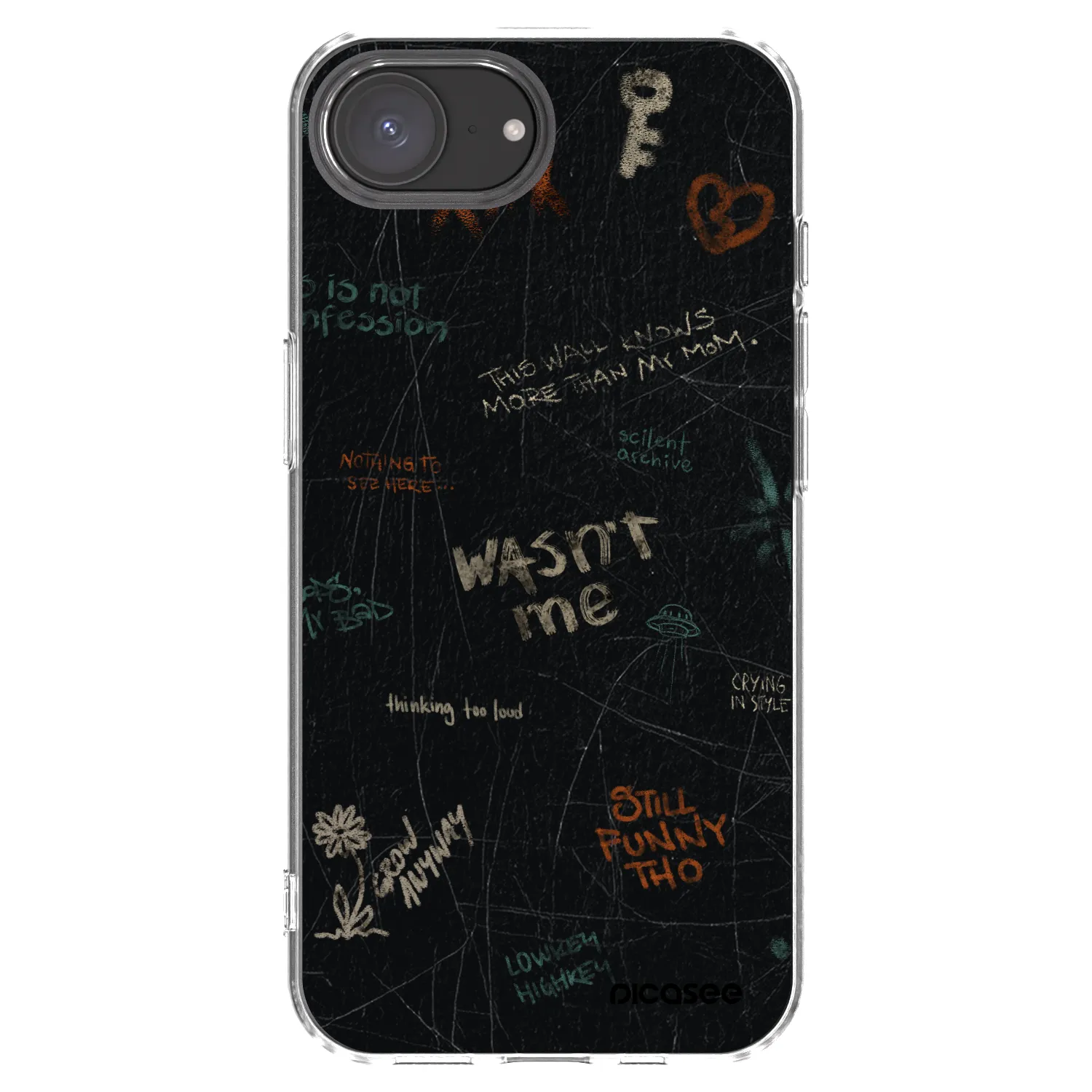 Picasee διαφανής θήκη σιλικόνης Apple iPhone 17e - CONFESSION