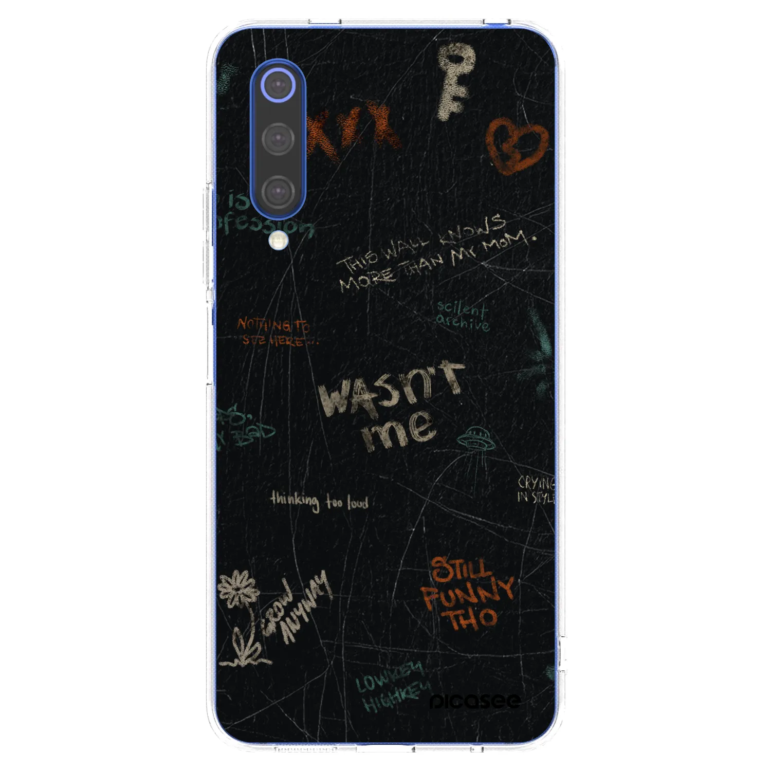 Picasee διαφανής θήκη σιλικόνης Xiaomi Mi 9 SE - CONFESSION