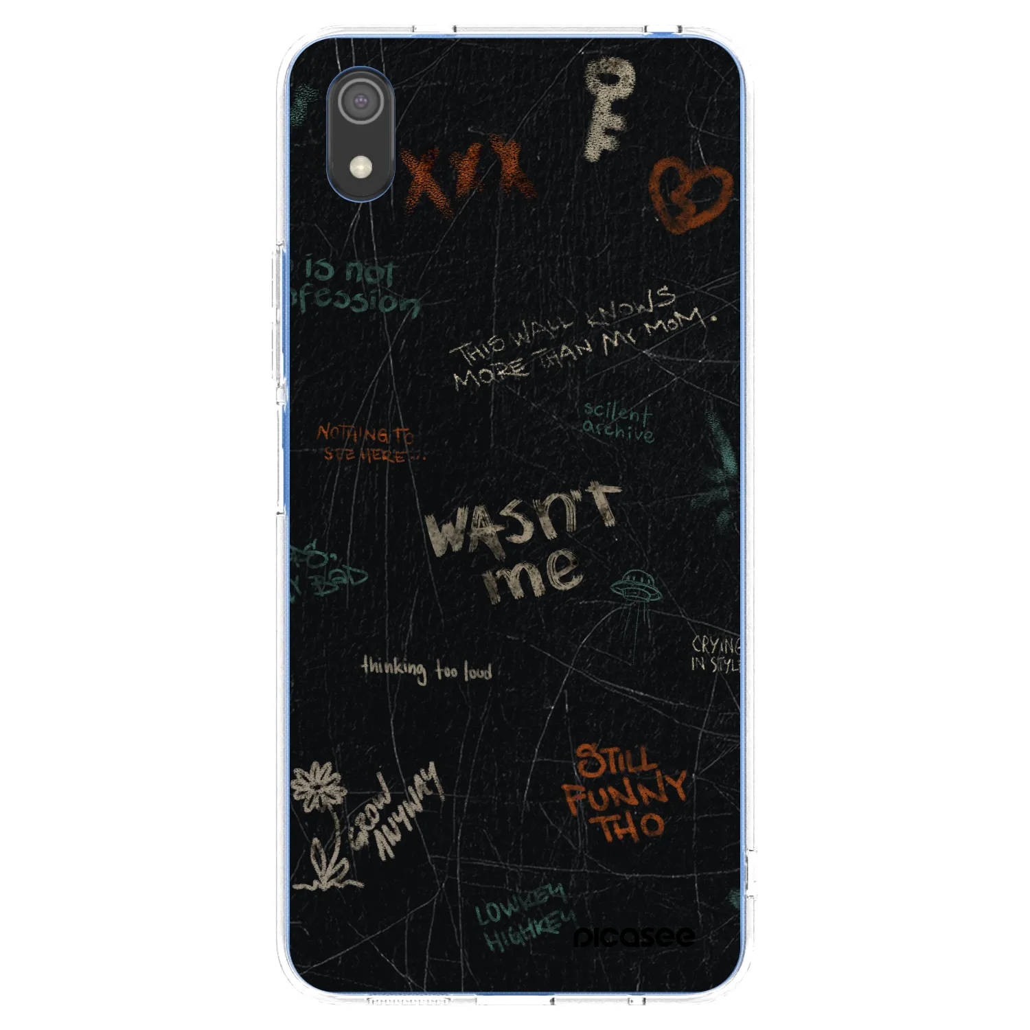 Picasee διαφανής θήκη σιλικόνης Xiaomi Redmi 7A - CONFESSION