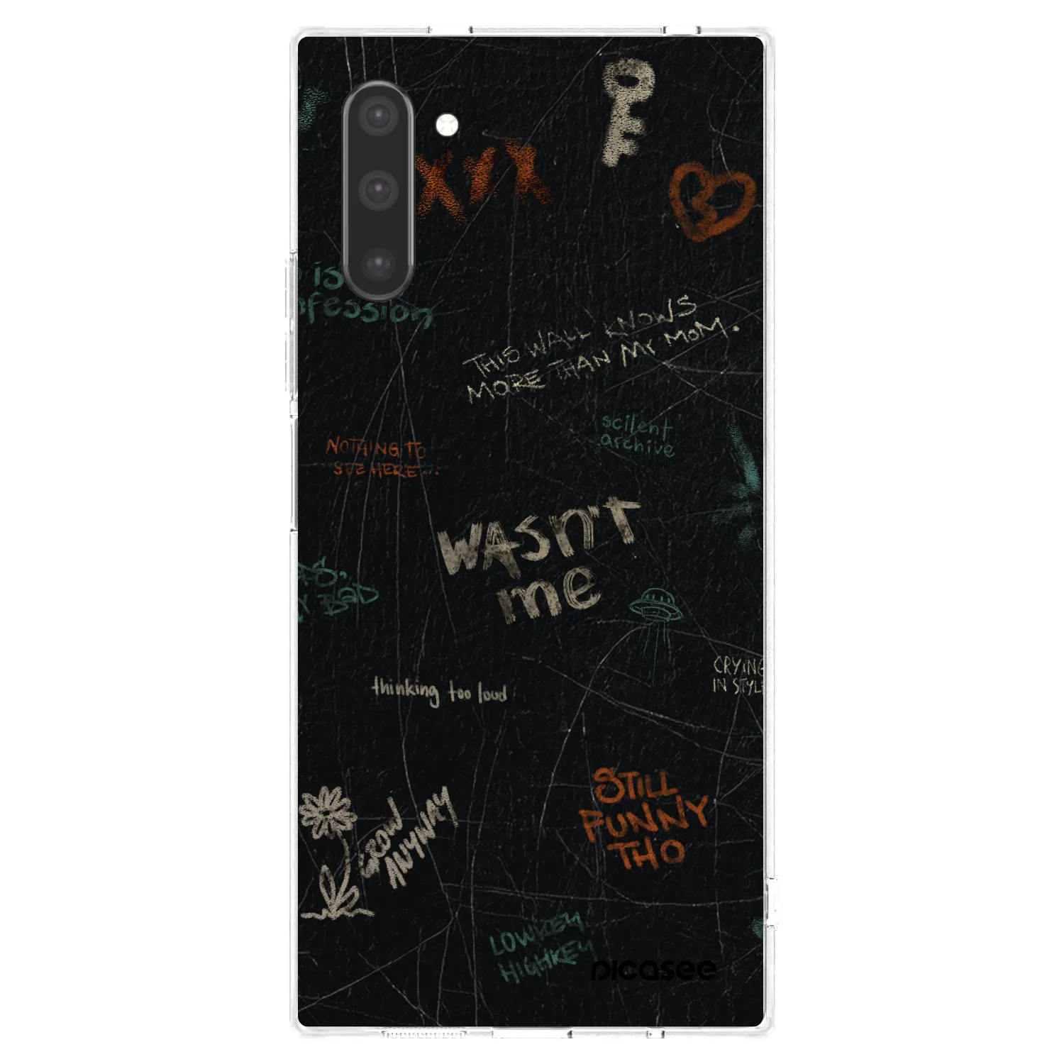Picasee διαφανής θήκη σιλικόνης Samsung Galaxy Note 10 N970F - CONFESSION