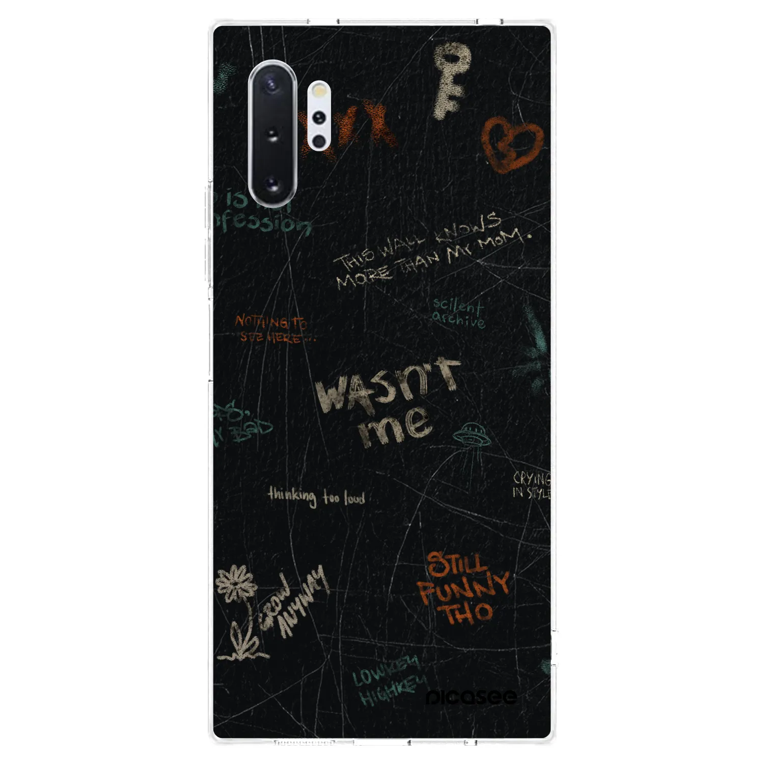 Picasee διαφανής θήκη σιλικόνης Samsung Galaxy Note 10+ N975F - CONFESSION