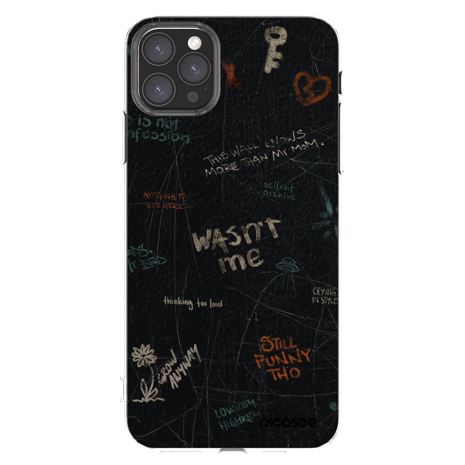 Picasee διαφανής θήκη σιλικόνης Apple iPhone 11 Pro Max - CONFESSION
