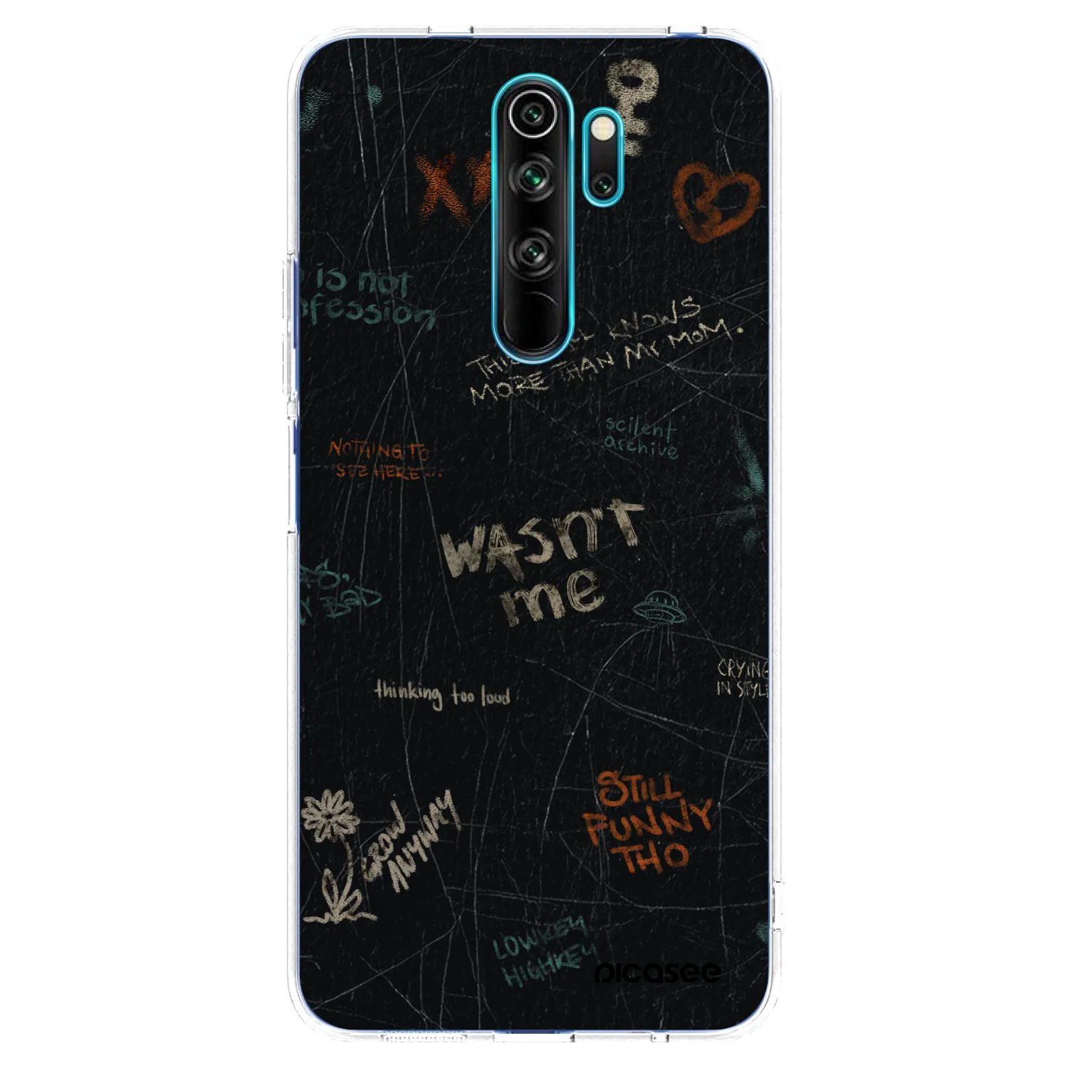 Picasee διαφανής θήκη σιλικόνης Xiaomi Redmi Note 8 Pro - CONFESSION