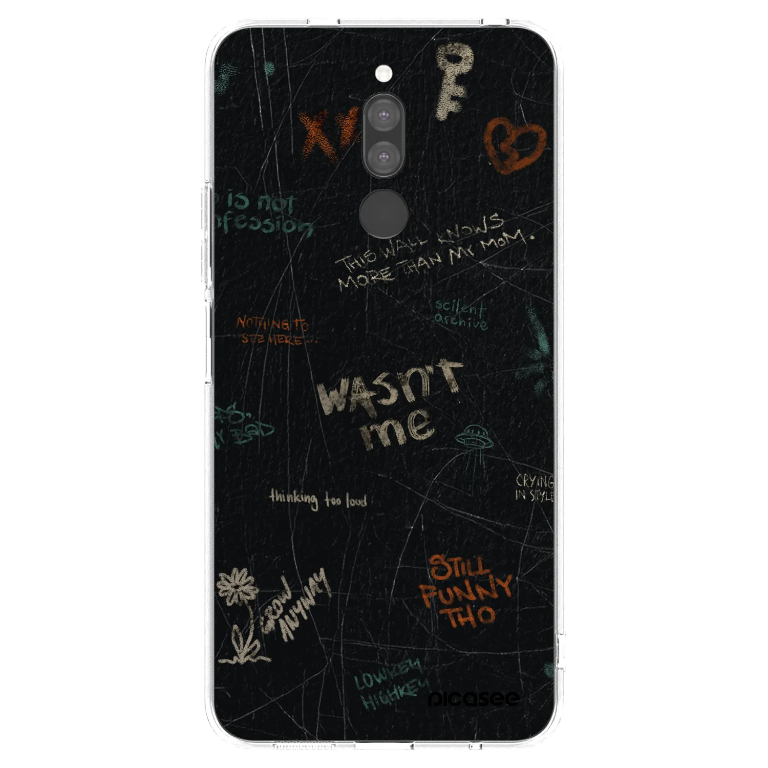 Picasee διαφανής θήκη σιλικόνης Xiaomi Redmi 8 - CONFESSION