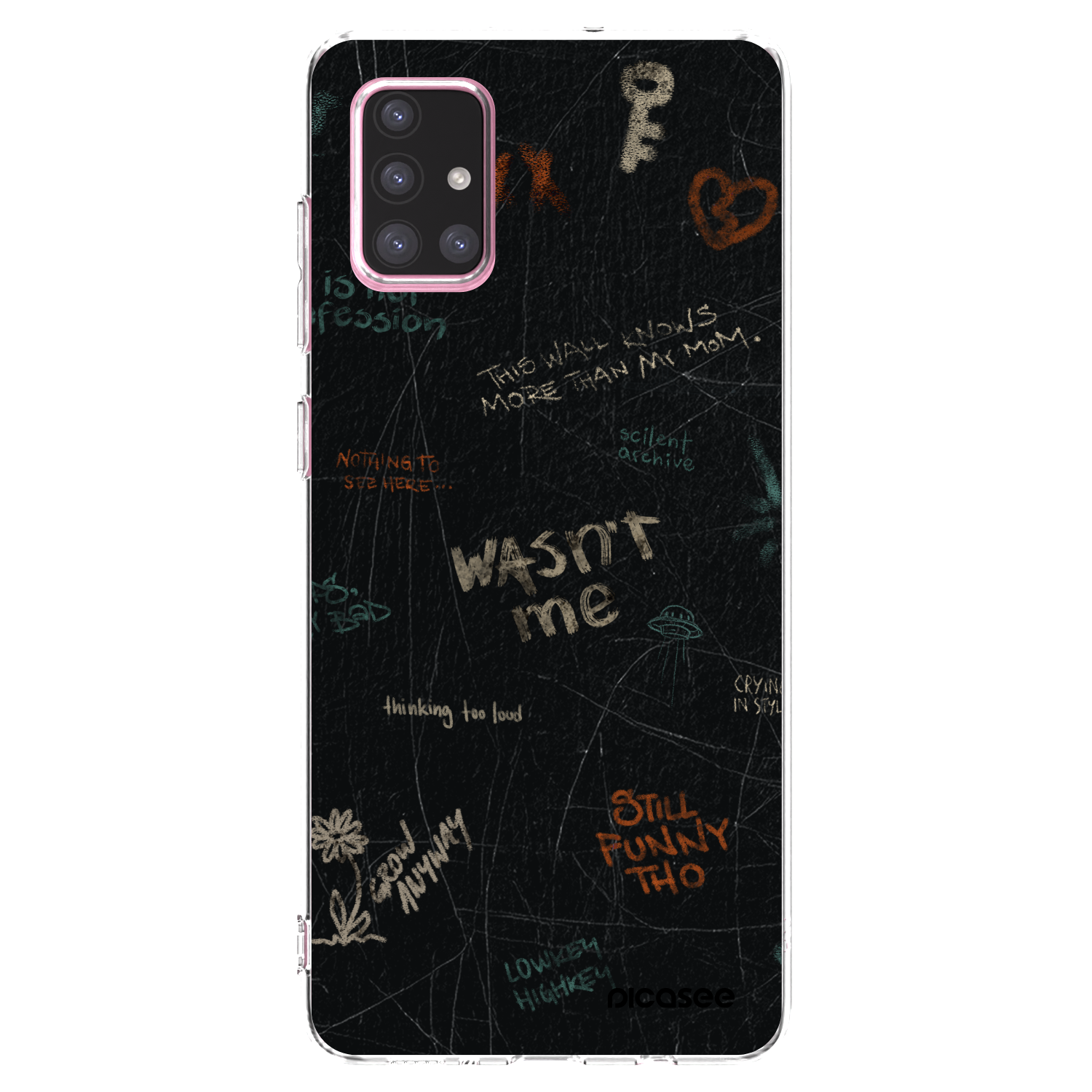 Picasee διαφανής θήκη σιλικόνης Samsung Galaxy A71 A715F - CONFESSION