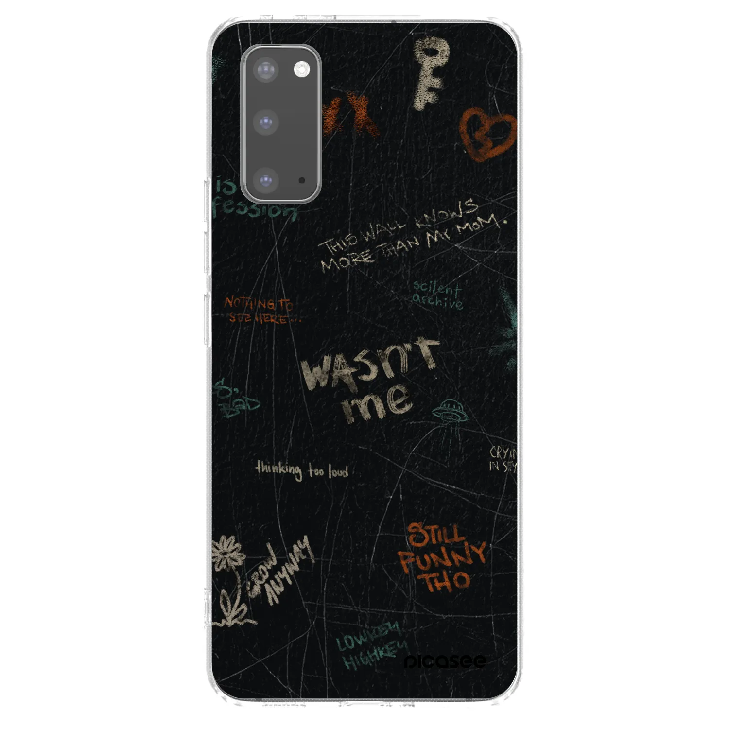 Picasee διαφανής θήκη σιλικόνης Samsung Galaxy S20 G980F - CONFESSION