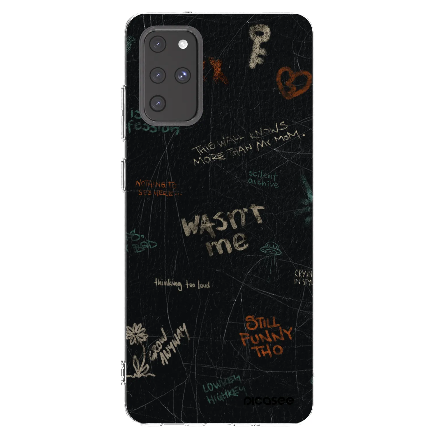 Picasee διαφανής θήκη σιλικόνης Samsung Galaxy S20+ G985F - CONFESSION