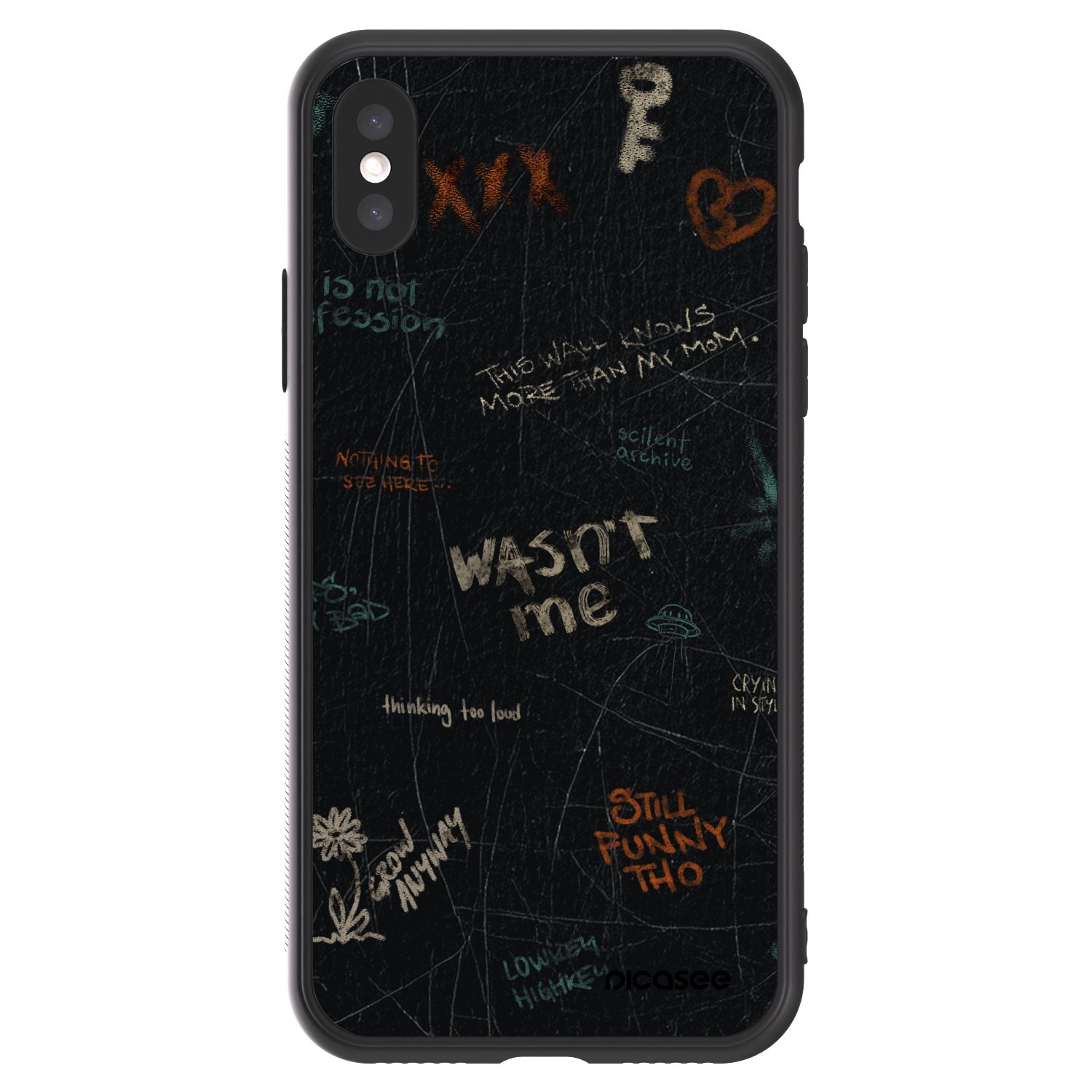 Picasee ULTIMATE CASE για Apple iPhone X/XS - CONFESSION
