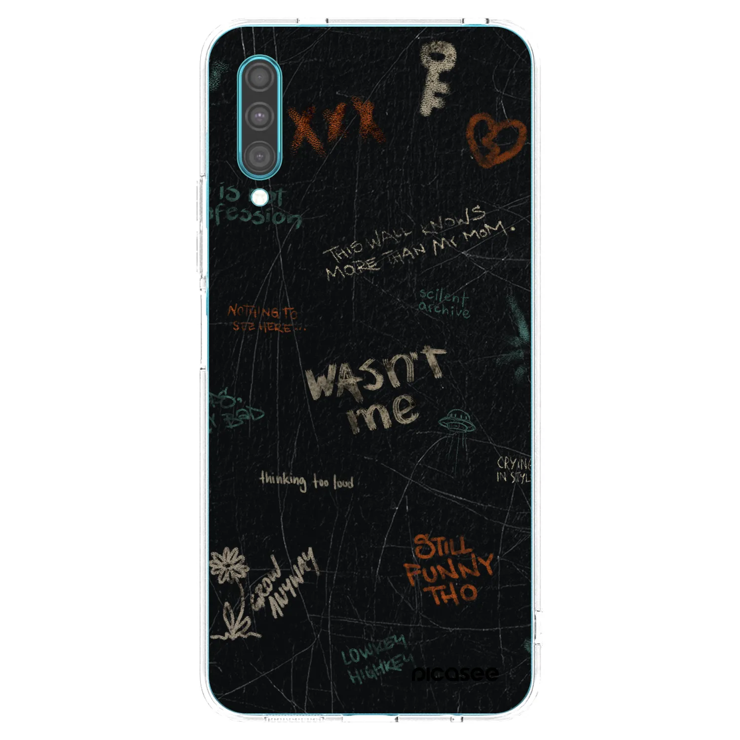 Picasee διαφανής θήκη σιλικόνης Samsung Galaxy A30s A307F - CONFESSION