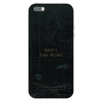 Picasee διαφανής θήκη σιλικόνης Apple iPhone 5/5S/SE - DON´T TAG